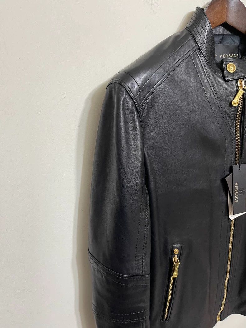 Versace Versace Padded slim-fitting soft sheepskin jacket Size US M / EU 48-50 / 2 - 4 Thumbnail