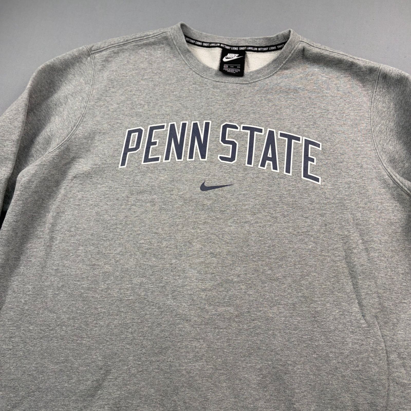 Nike Nike Penn State Sweatshirt Men's XXL Gray Crewneck PSU Size US XXL / EU 58 / 5 - 2 Thumbnail