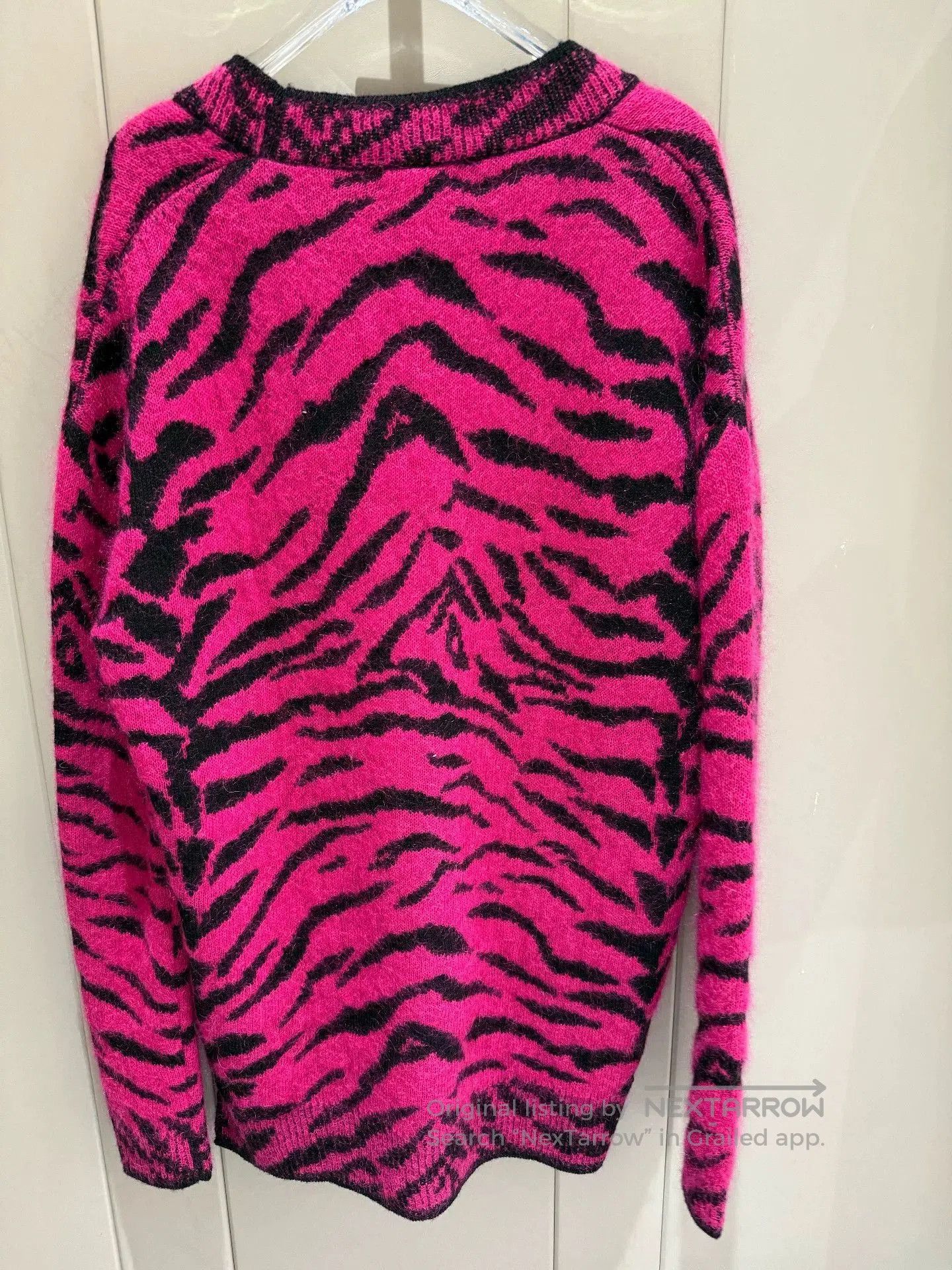 Saint Laurent Paris SAINT LAURENT Long-Sleeve Knit Cardigan. Size XS / US 0-2 / IT 36-38 - 2 Thumbnail
