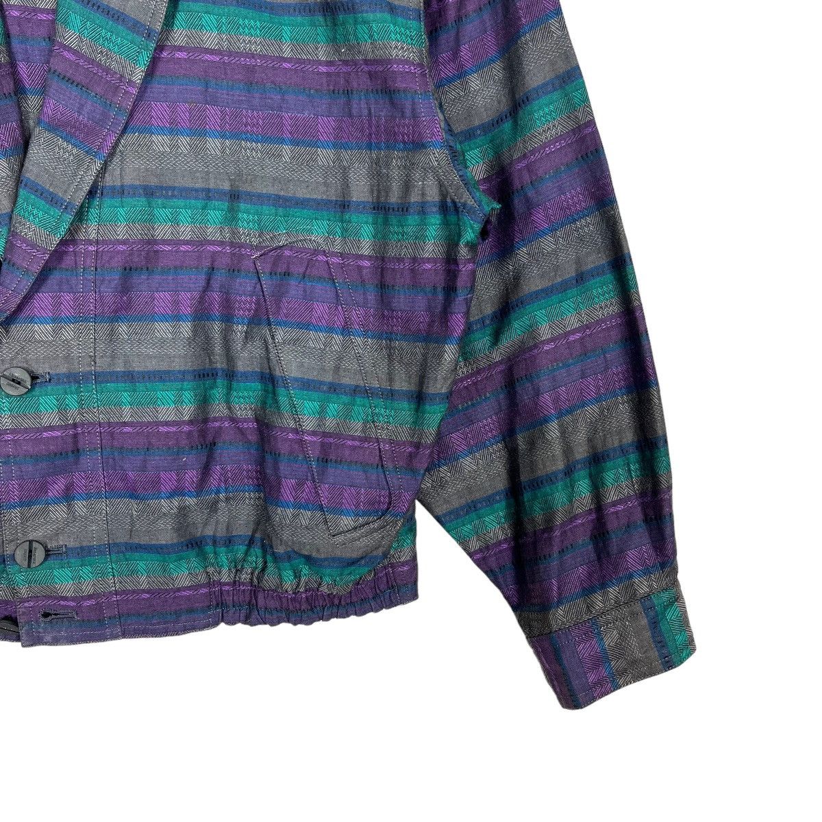 Nazareno Gabrielli 🔥 NAZARENO GABRIELLI SPORTS STRIPE JACKET Size M / US 6-8 / IT 42-44 - 5 Thumbnail