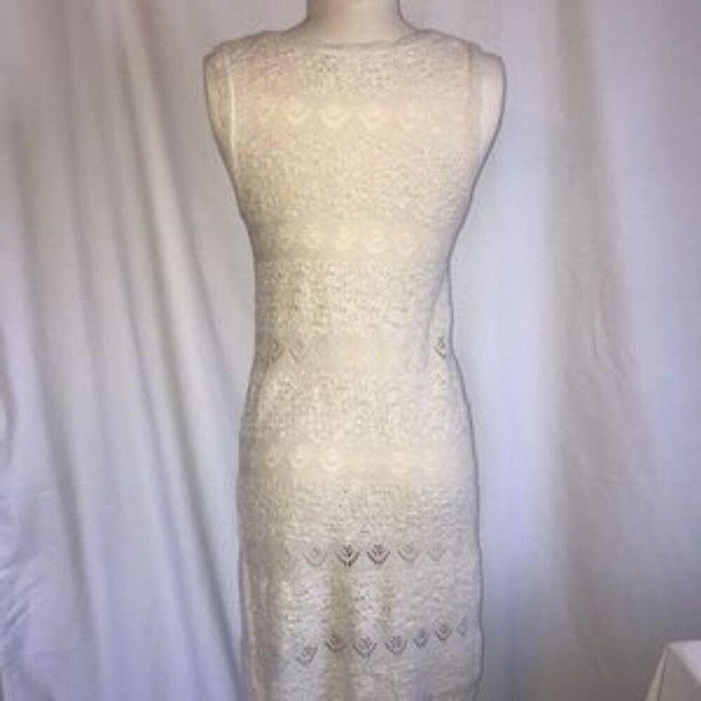 BLVD BLVD knitted cream dress Size L / US 10 / IT 46 - 4 Thumbnail