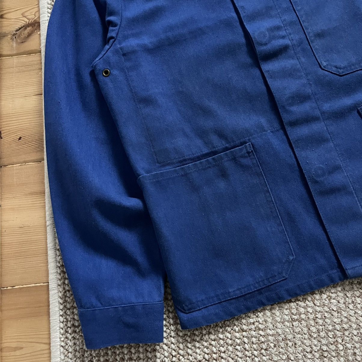 Vintage French sanfor chore vintage faded works jacket Size US S / EU 44-46 / 1 - 4 Thumbnail