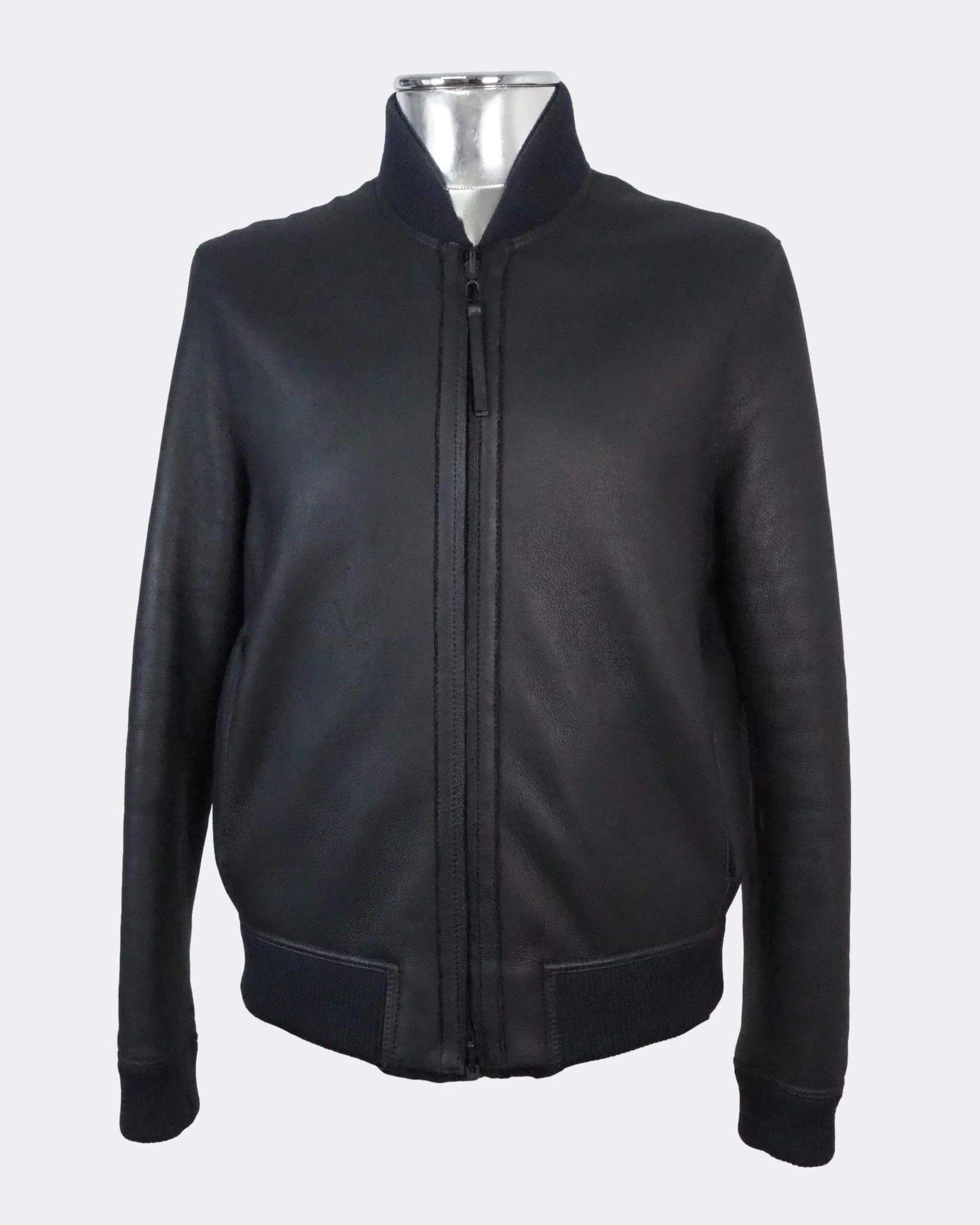 ジャケット・アウター EMPORIO ARMANI leather fur 2way jacket Early 1980s Emporio Armani A2 jacket From the earliest collections