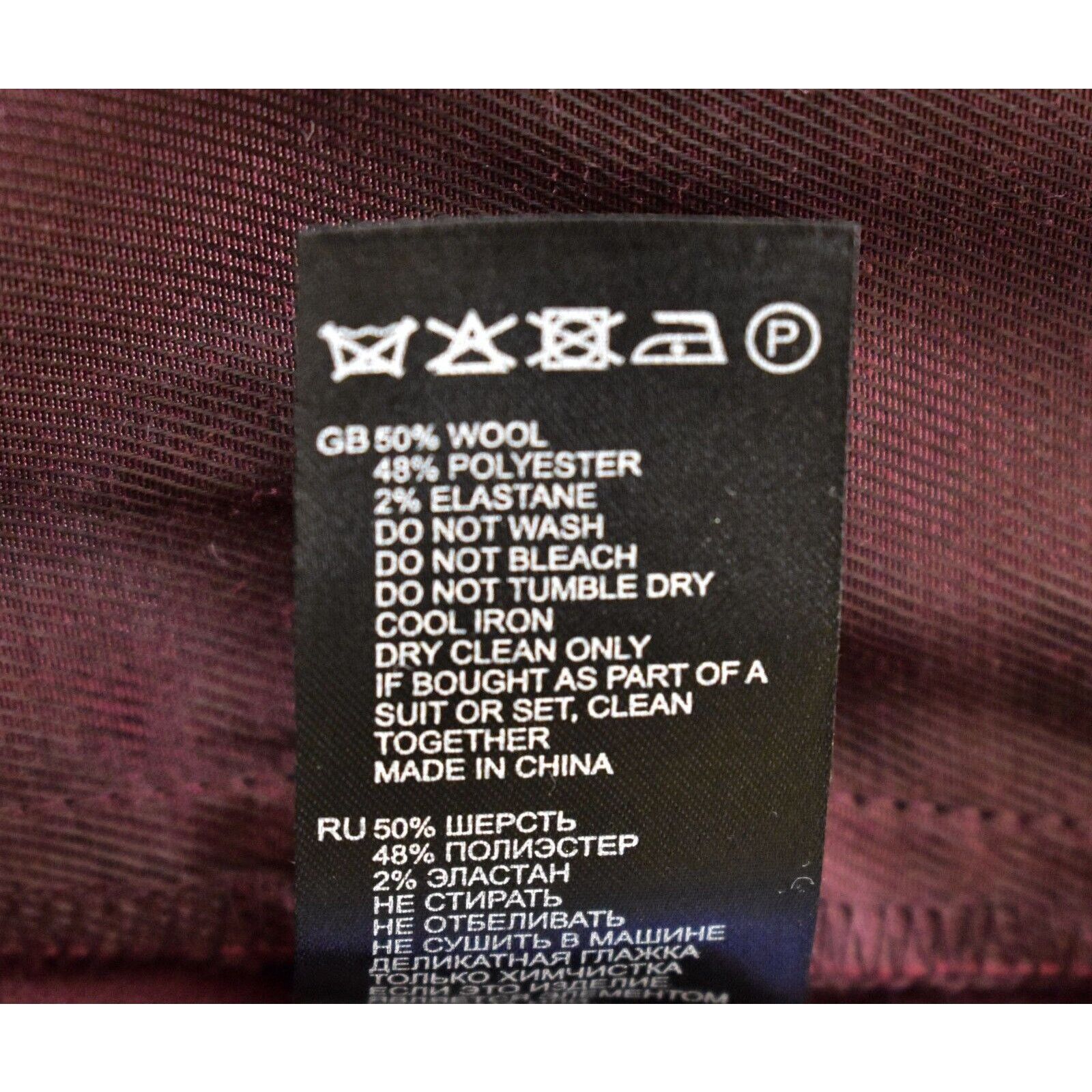Reiss NWT REISS Berry Wool Frea-Slim Leg Trouser Pants Sz 4 $240 Size 27" / US 4 / IT 40 - 6 Thumbnail
