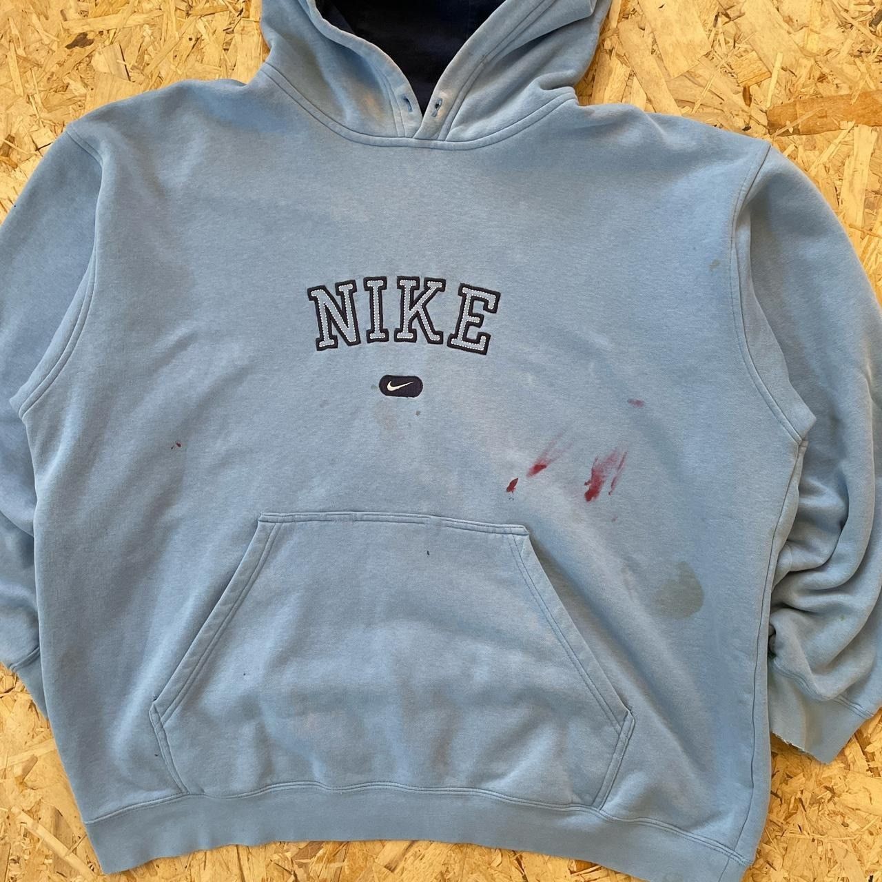 Nike × Vintage Vintage Y2k Baby Blue NIke Size US XL / EU 56 / 4 - 2 Thumbnail