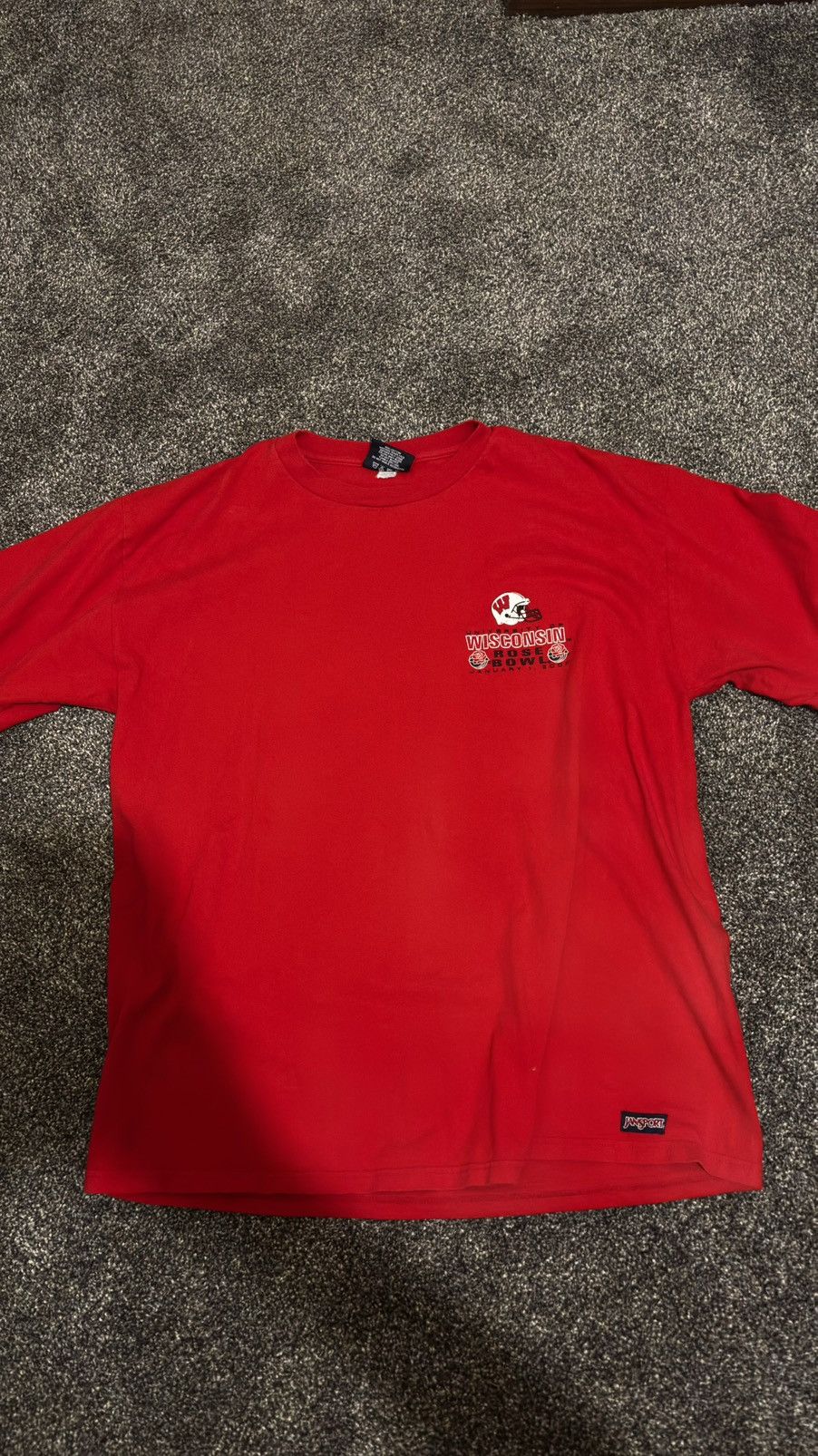 Jansport Vintage Red Jansport University of Wisconsin 2000 Rose bowl Size US XL / EU 56 / 4 - 1 Thumbnail