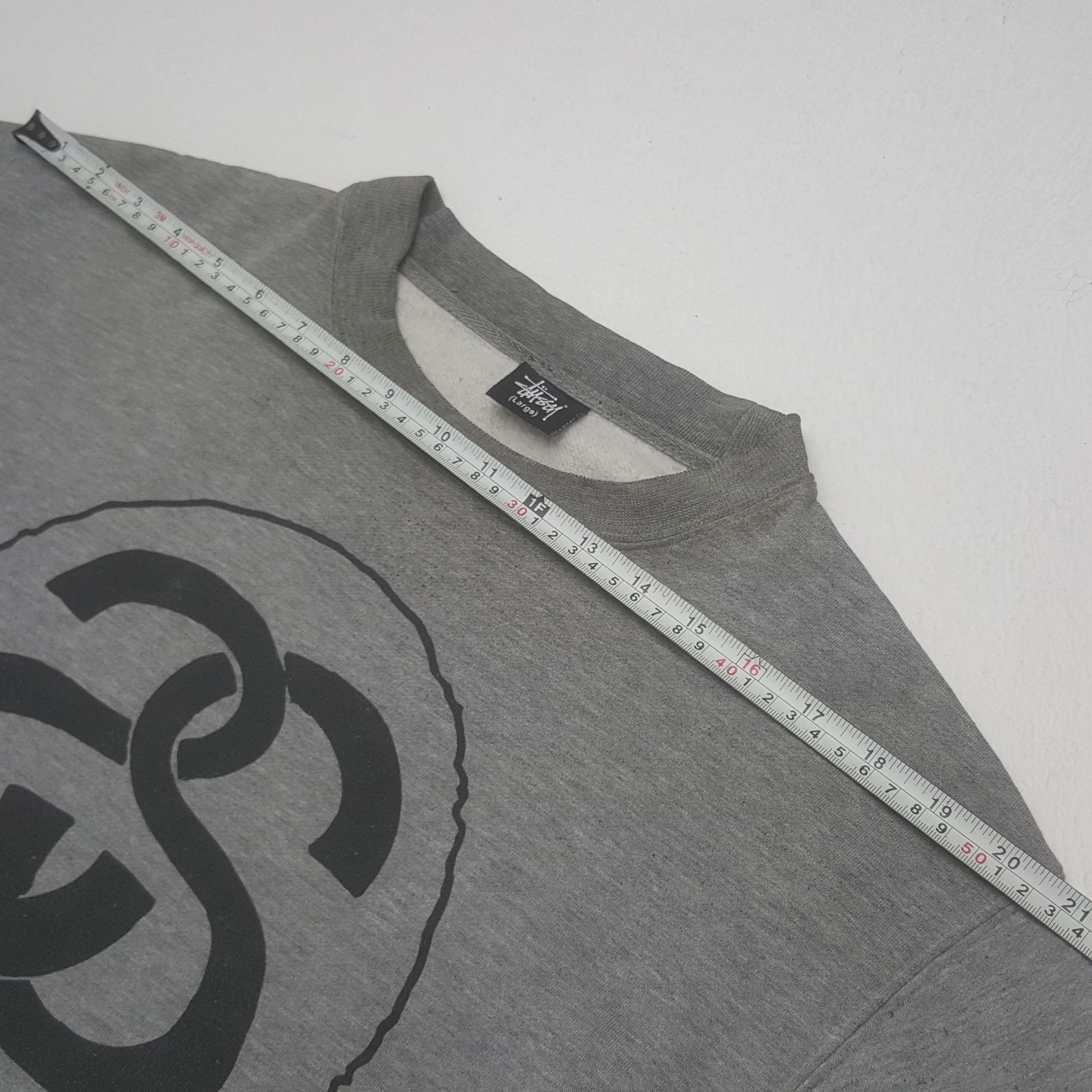 Stussy × Vintage Vintage Stussy Mirror Design Sweatshirt Size US L / EU 52-54 / 3 - 9 Thumbnail