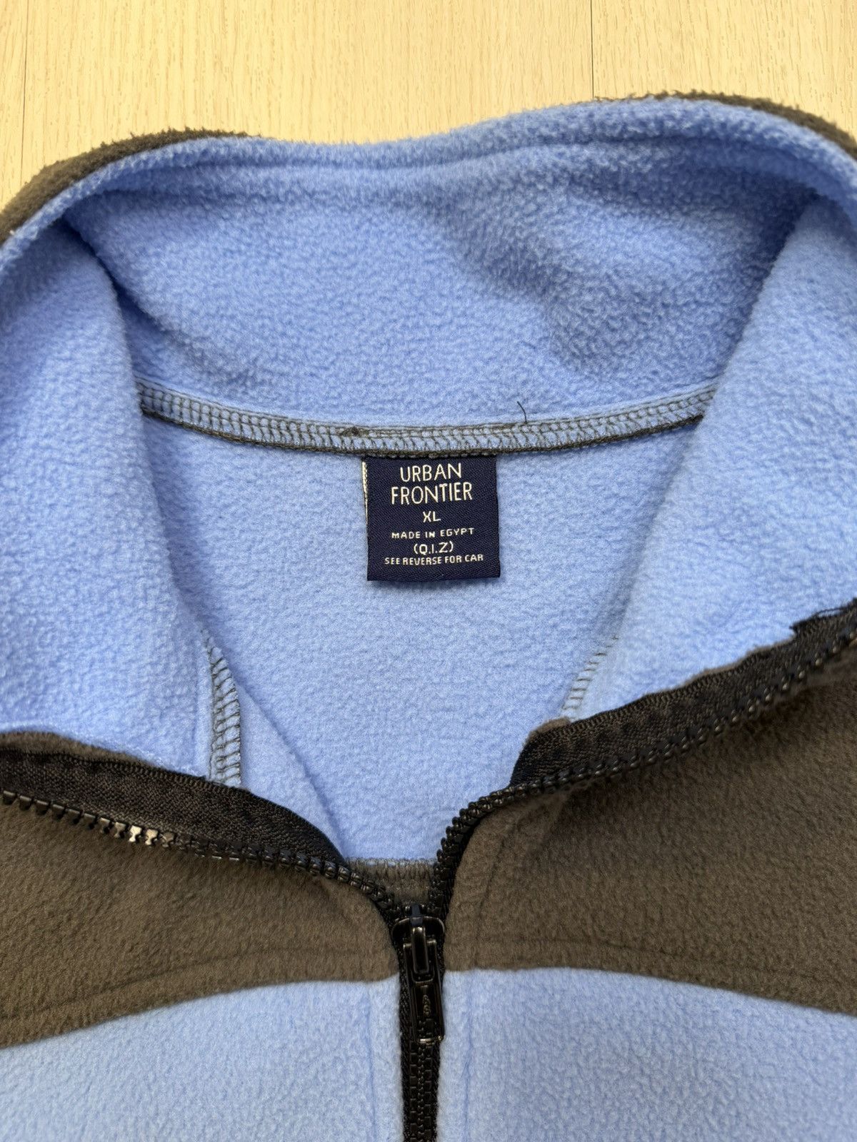 Other Urban Frontier Vintage Two Tone Full Zip Fleece Jacket Size US XL / EU 56 / 4 - 4 Thumbnail