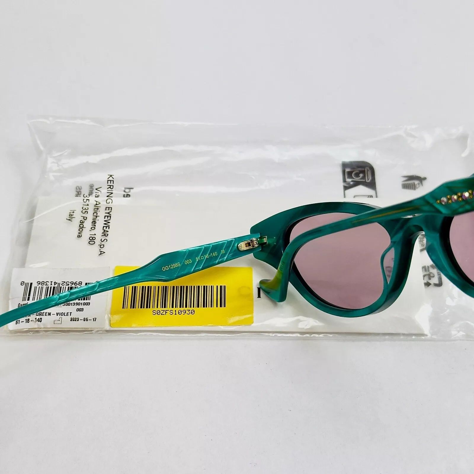 Gucci GUCCI HOLLYWOOD FOREVER 1298 003 Stud Sunglasses GG1298S Size ONE SIZE - 9 Thumbnail