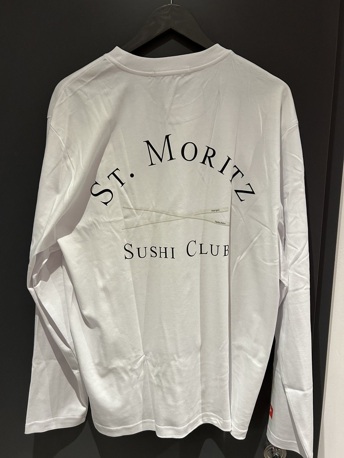 Japanese Brand × Stampd Long t-shirt Sushi Club Saint Moritz Size US XL / EU 56 / 4 - 2 Thumbnail