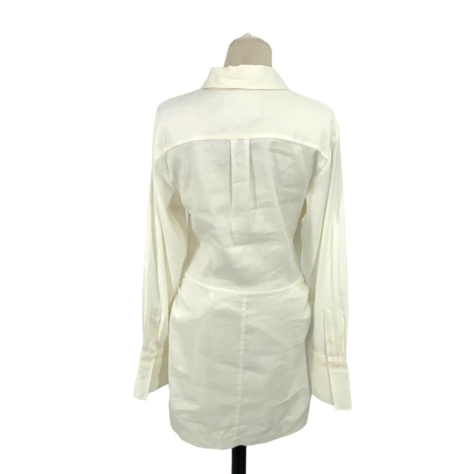 Frame Frame Twist Long Sleeve Shirtdress Size Large NWOT $478 MSRP Size L / US 10 / IT 46 - 8 Thumbnail