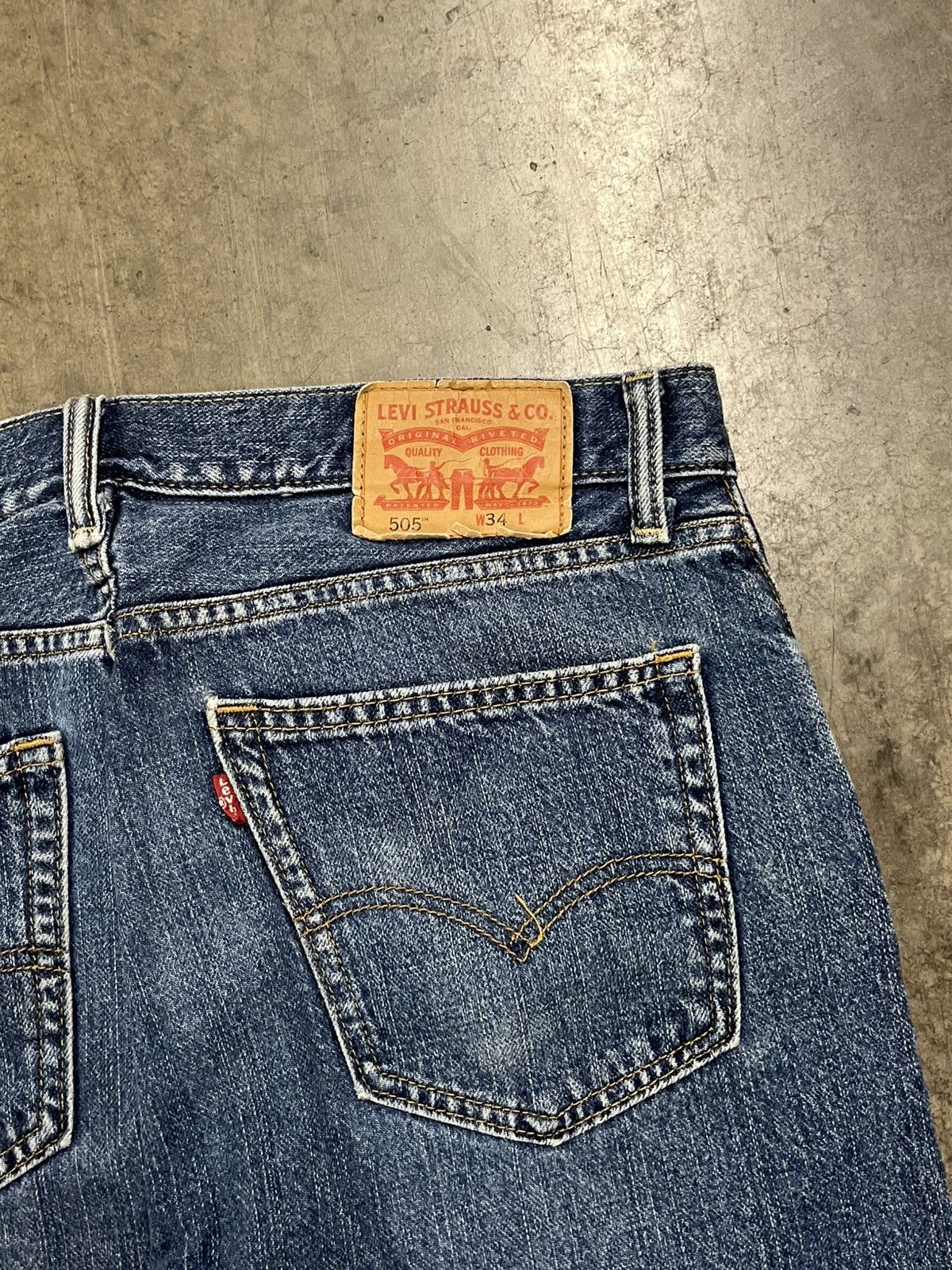 Levi's × Vintage Levi’s jorts baggy fit style 505s vintage streetwear h Size US 34 / EU 50 - 5 Thumbnail