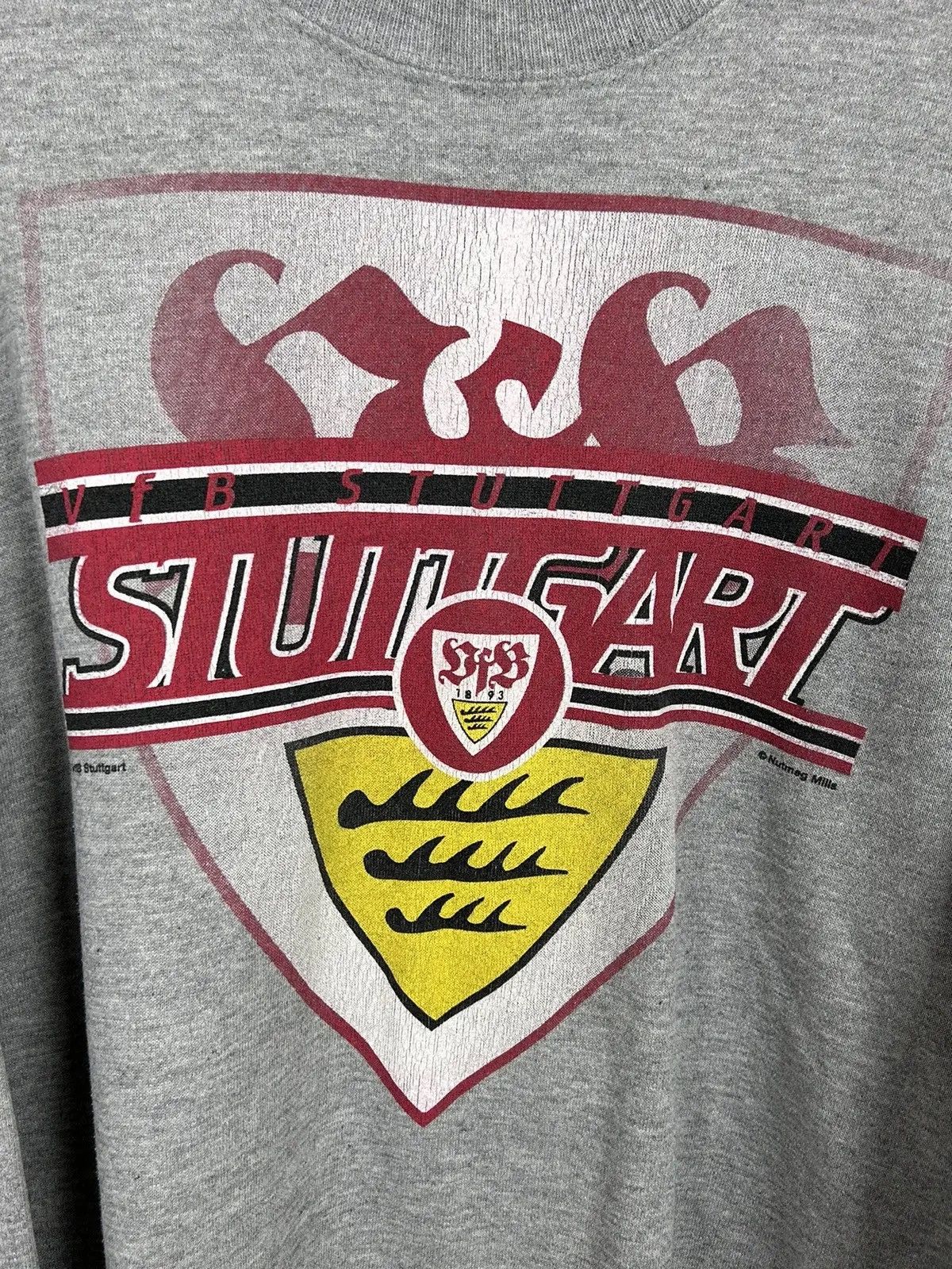 Nutmeg 90s Vintage VFB Stuttgart Nutmeg Mills Sweatshirt Crewneck Size US M / EU 48-50 / 2 - 2 Thumbnail