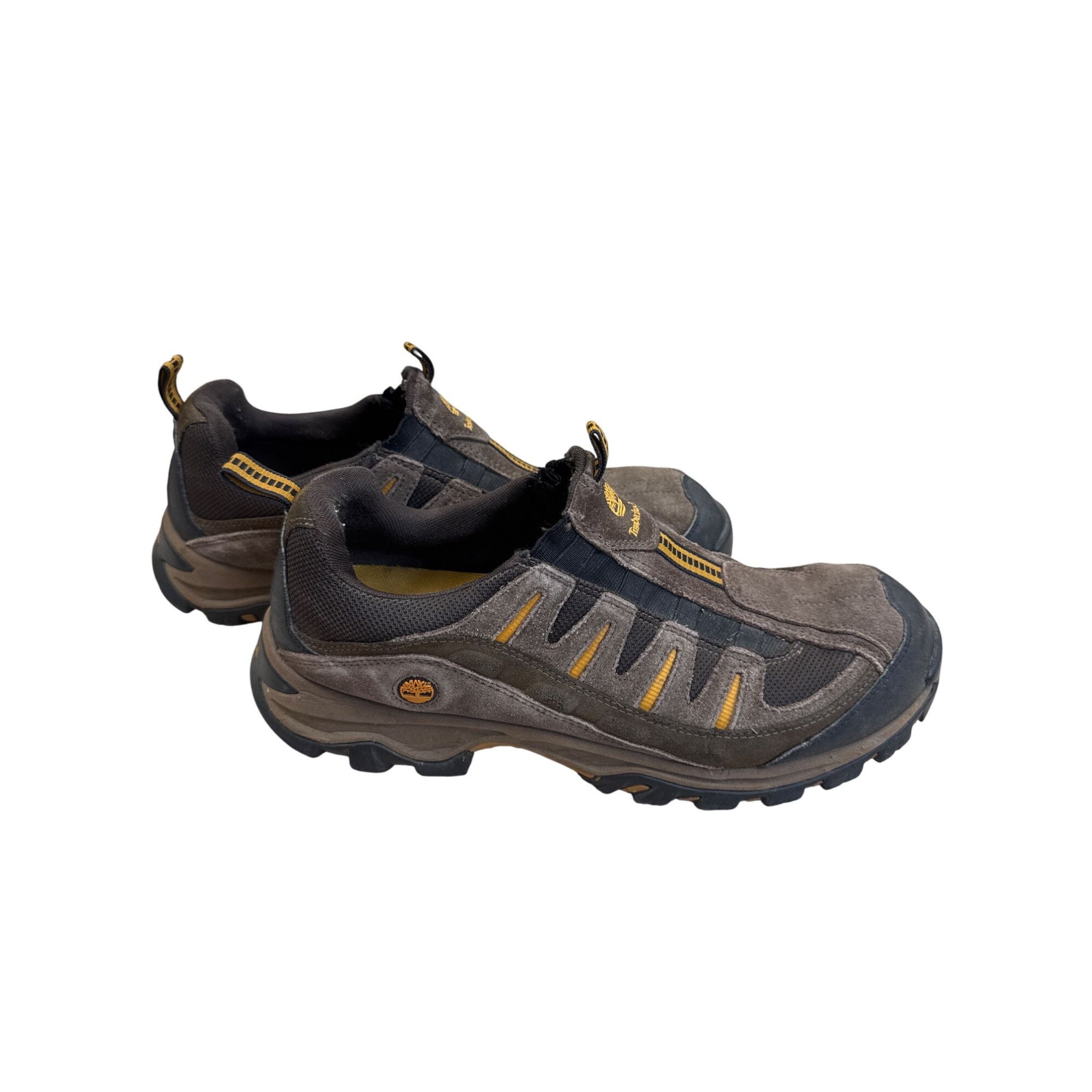Timberland Timberland Mens Brown Leather Slip-On Sneakers Size 12M SKU Size US 12 / EU 45 - 4 Thumbnail