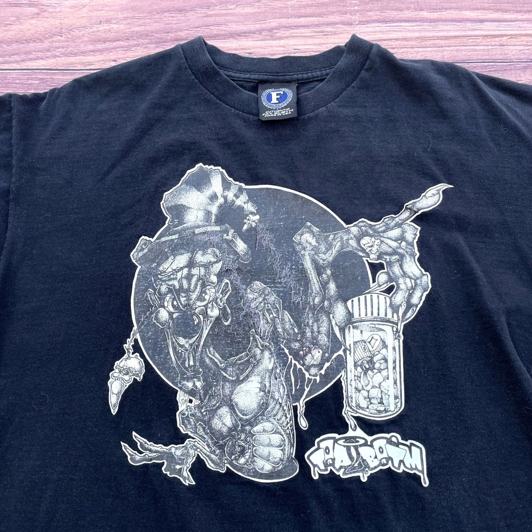 Vintage VINTAGE Belton T-Shirt Short Sleeve Crew Neck 90s Black XL Men Shirt Top2botm Graffiti Airbrush - 1 Of 1 Hip Hop Tribal Gear Size US XL / EU 56 / 4 - 3 Thumbnail