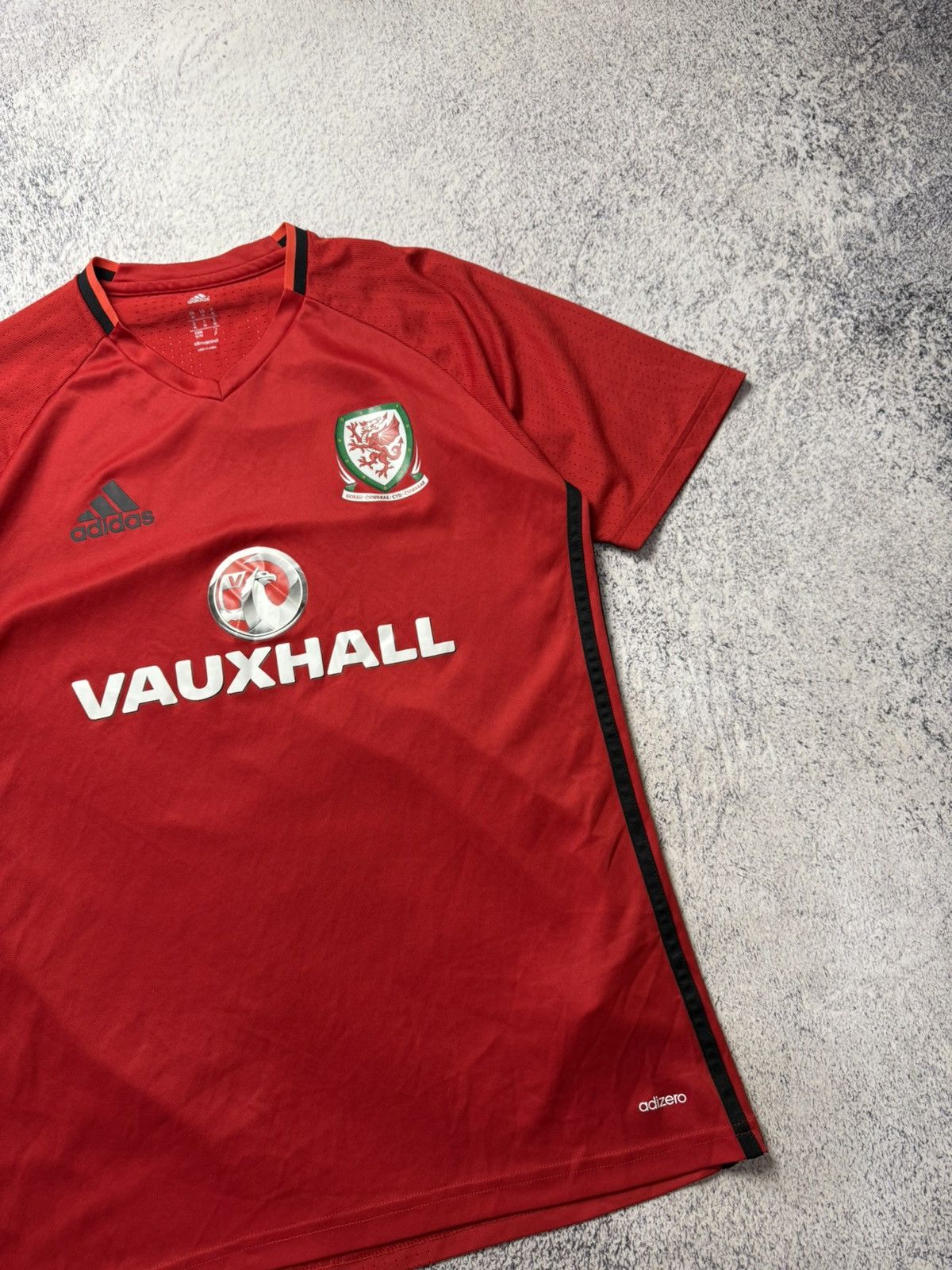 Adidas Wales 2017 training football shirt jersey Adidas Vauxhall Size US M / EU 48-50 / 2 - 4 Thumbnail