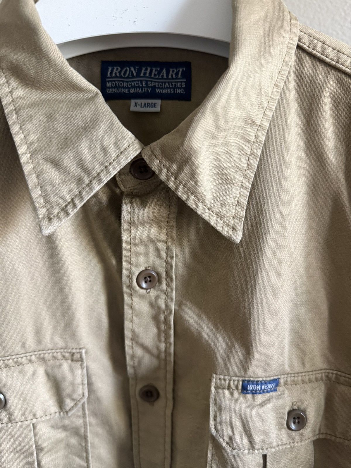 Iron Heart Iron Heart Tan Button Down Shirt Size US XL / EU 56 / 4 - 3 Thumbnail