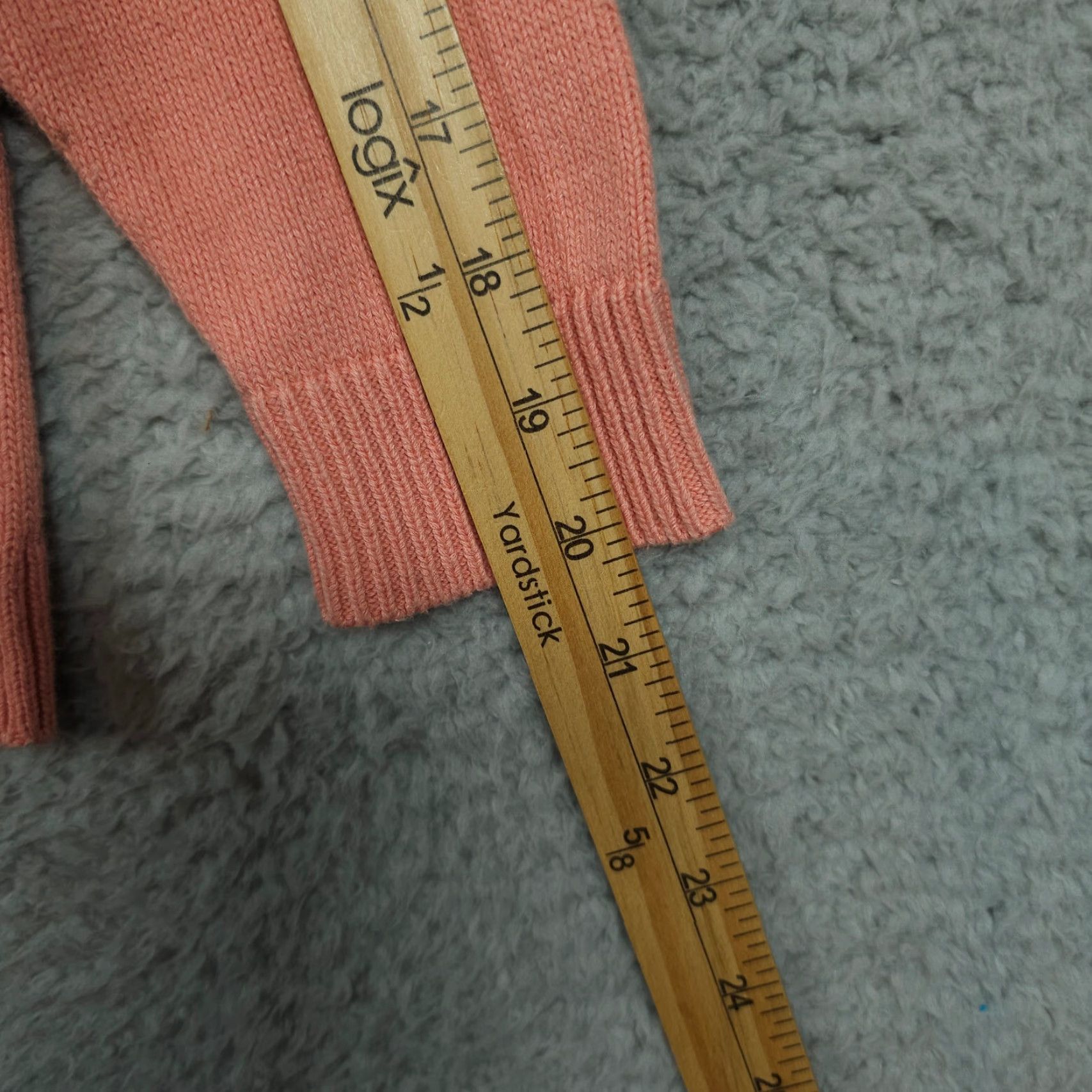 J. Jill J Jill Sweater Womens XSP Petite Coral Rib Knit Trim Pullover Crew Neck Casual Size XS / US 0-2 / IT 36-38 - 7 Thumbnail