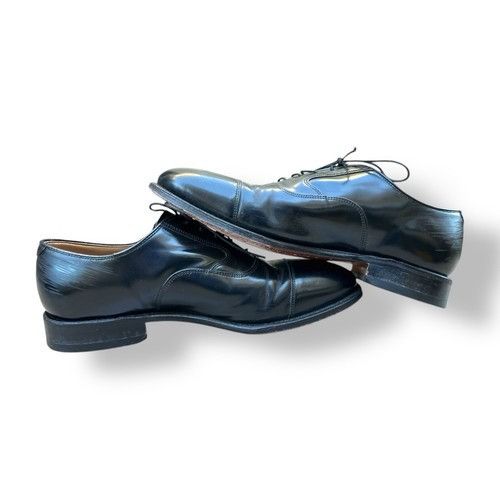 Johnston & Murphy Exquisite Johnston & Murphy Crown Black Leather Oxford Sz 8. Size US 8.5 / EU 41-42 - 3 Thumbnail