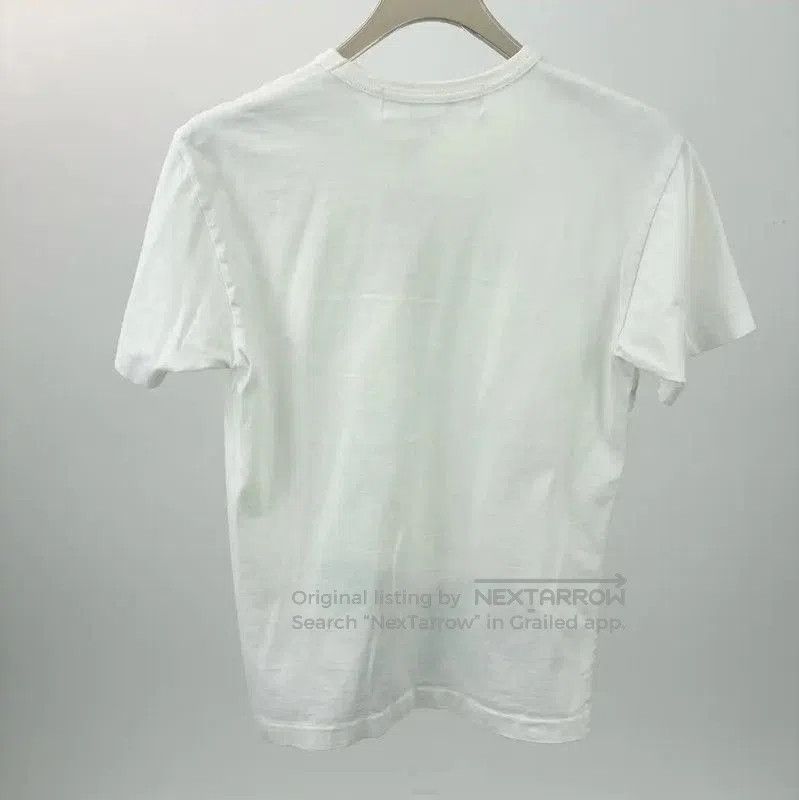 Comme des Garcons COMME des GARÇONS White Men's T-Shirt with Camo Detail . Size US M / EU 48-50 / 2 - 2 Thumbnail