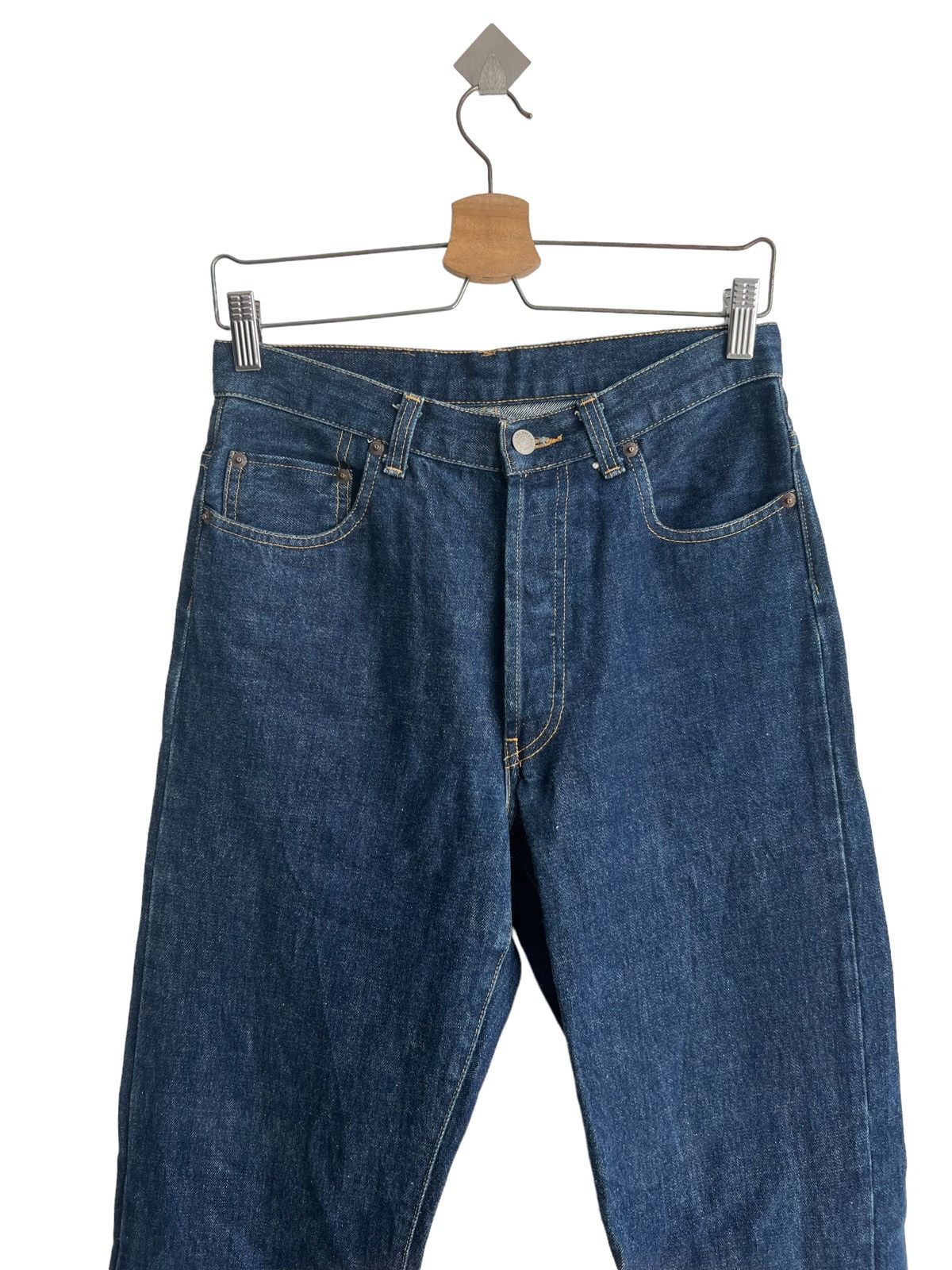 RRL Ralph Lauren 1980s Double RL RRL 🇺🇸 Regular Fit Baggy Selvaged Denim Size US 29 - 9 Thumbnail