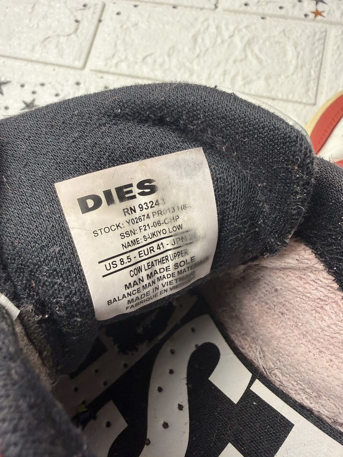 Diesel Diesel S-Ukiyo Low US8.5 UK7.5 EUR41 Sneakers Casual Size US 8.5 / EU 41-42 - 10 Thumbnail