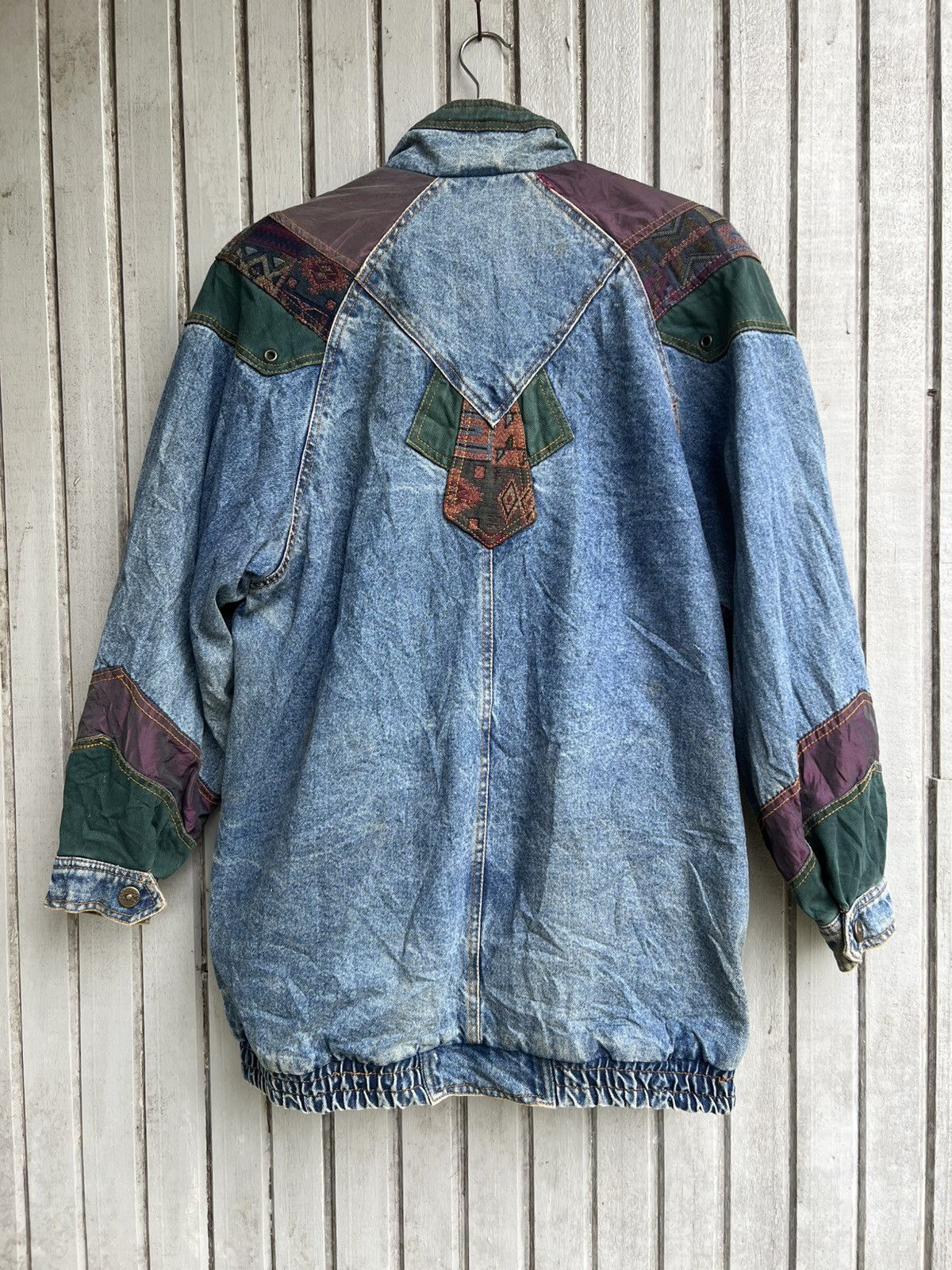 Current/Elliot × Japanese Brand Current seen pachwork denim jacket Size US M / EU 48-50 / 2 - 9 Thumbnail