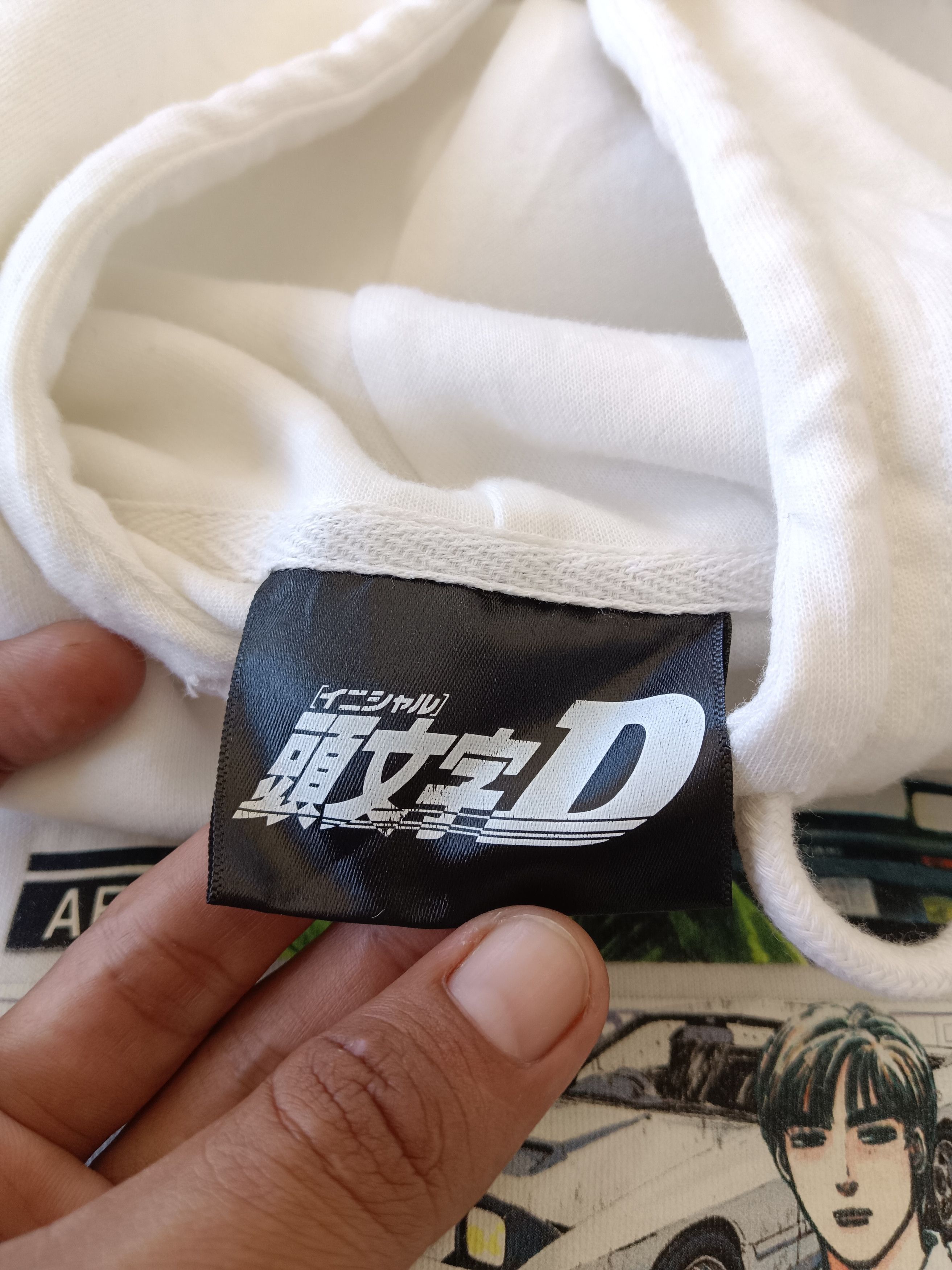 Anime Vintage initial D Cartoon Anime Japan Hoodie Size US L / EU 52-54 / 3 - 6 Thumbnail