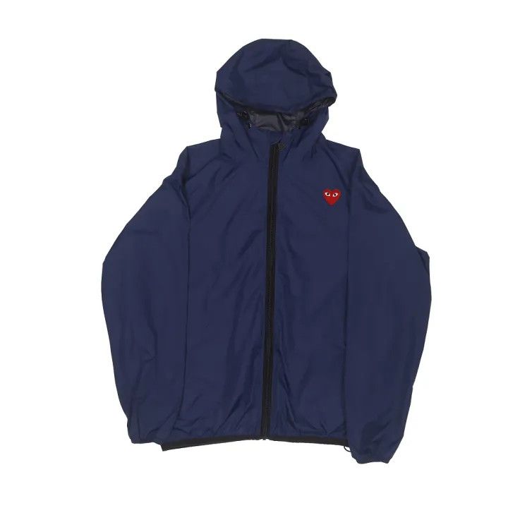 Comme des Garcons Comme des Garçons Play x K-Way Navy Zip Jacket 0079 Size US L / EU 52-54 / 3 - 1 Thumbnail