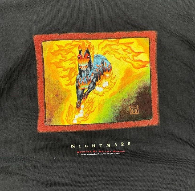 Vintage Vintage Magic Gethering - Nightmare by Melissa Benson Tee Size US XL / EU 56 / 4 - 6 Thumbnail