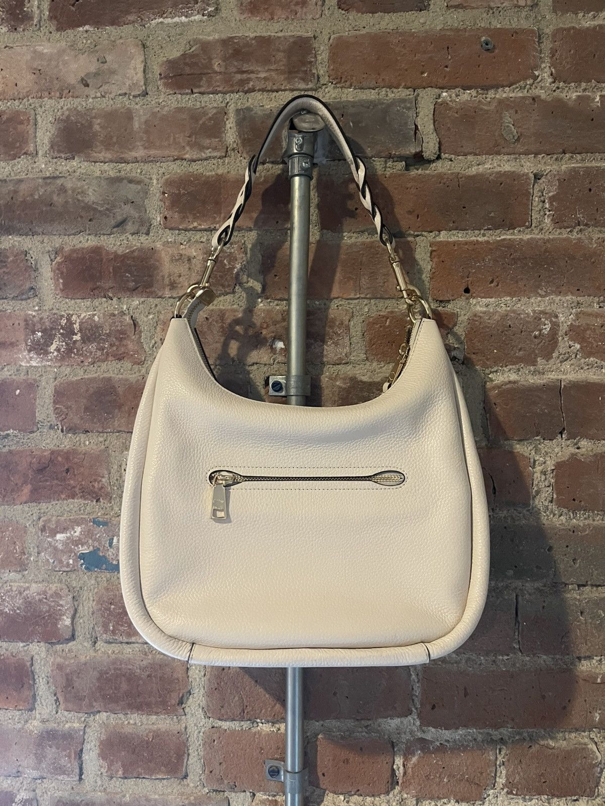 Coach Coach Leather Shoulder Bag with Braided Strap Size ONE SIZE - 2 Thumbnail