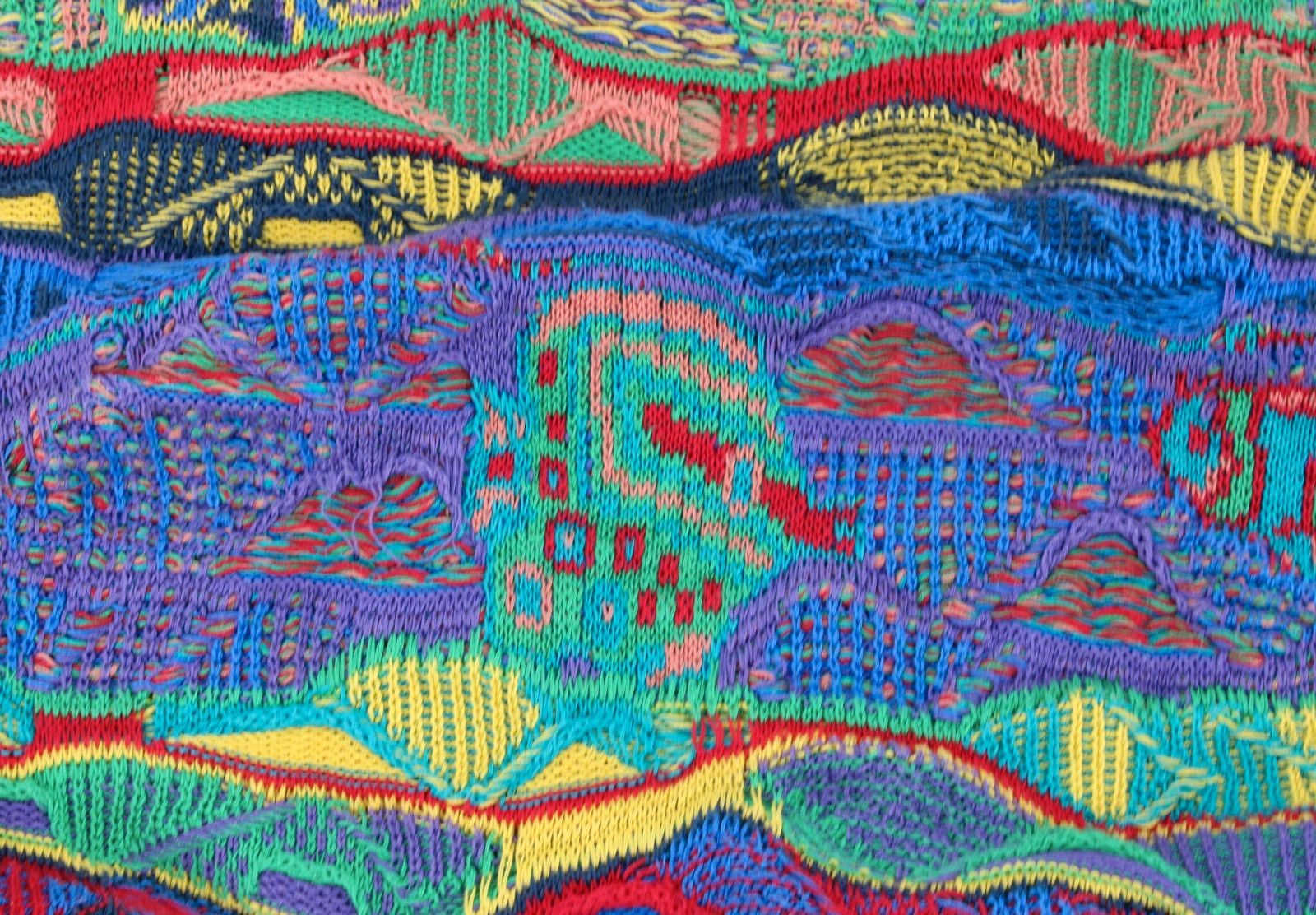 Coogi Coogi Vintage Fish 3D Knit Cardigan Size US M / EU 48-50 / 2 - 10 Thumbnail