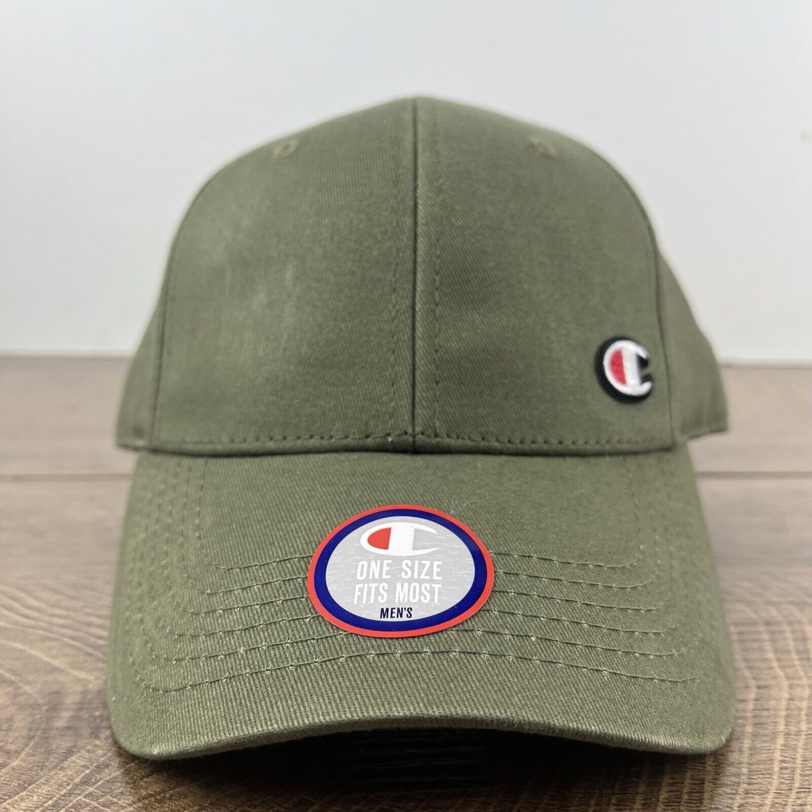Champion Champion Green Hat Champion Brand Baseball Cap Adjustable Gr Size ONE SIZE - 4 Thumbnail