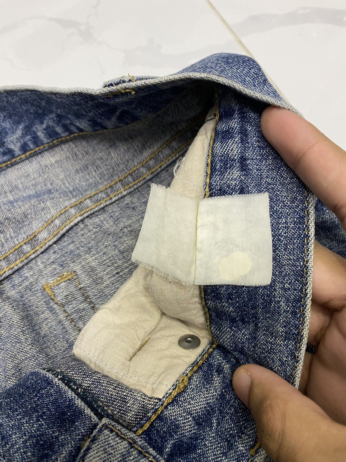 Vintage 🔥PIKO HAWAIIAN BAGGY JEANS DISTRESSED DENIM JEANS Size US 31 - 8 Thumbnail