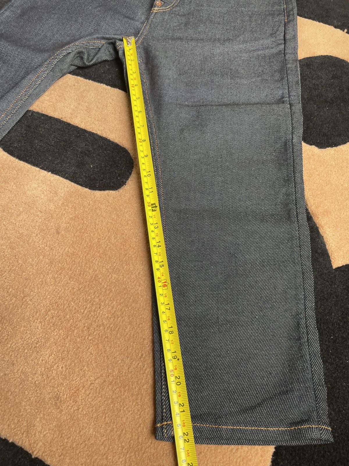 Evisu × Japanese Brand EVISU SALE！ orange daicock style cropped pants！size:29 Size US 29 - 13 Thumbnail