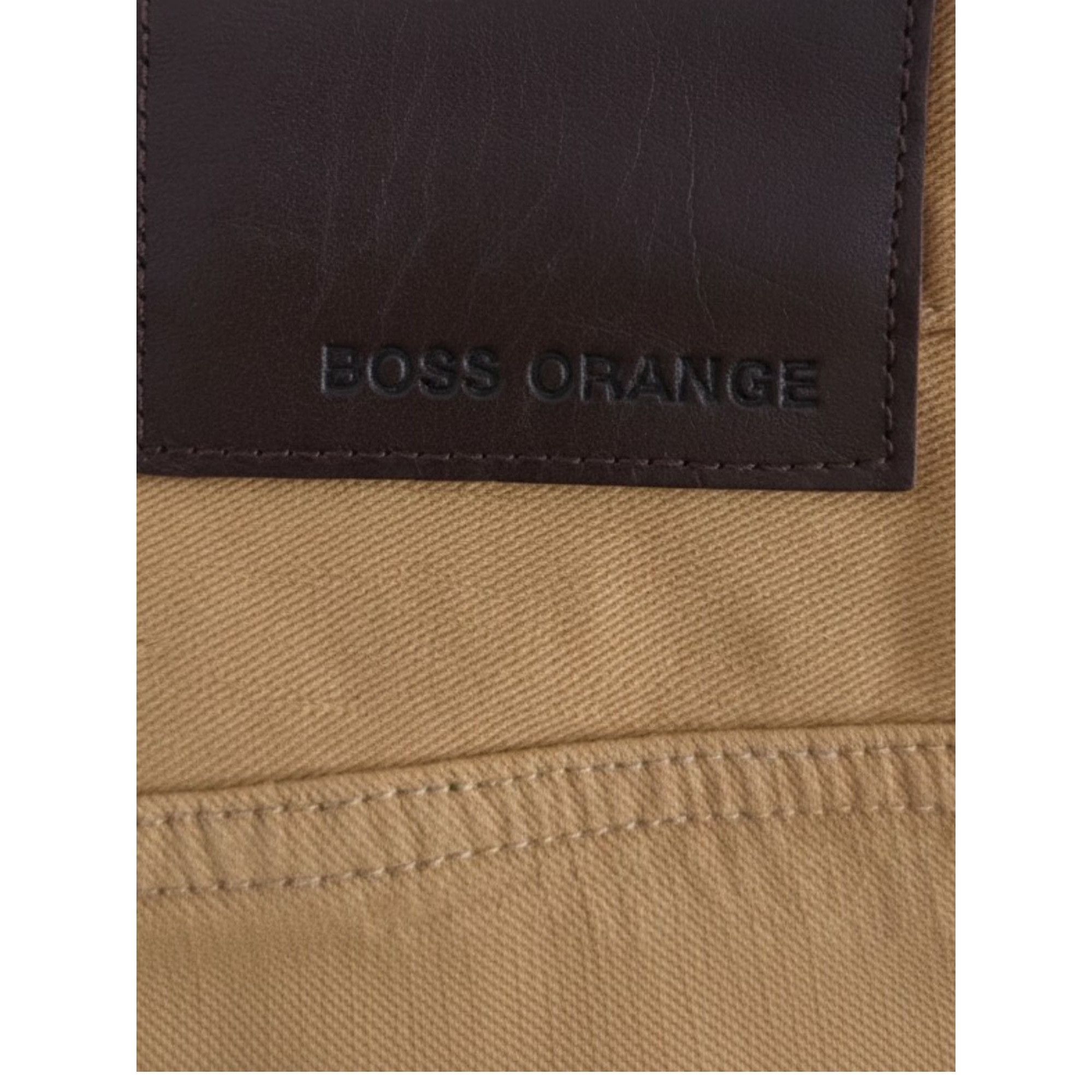 Hugo Boss Hugo Boss Orange Mens Slim-Fit Tan Chino Pants Casual Modern Size US 36 / EU 52 - 6 Thumbnail