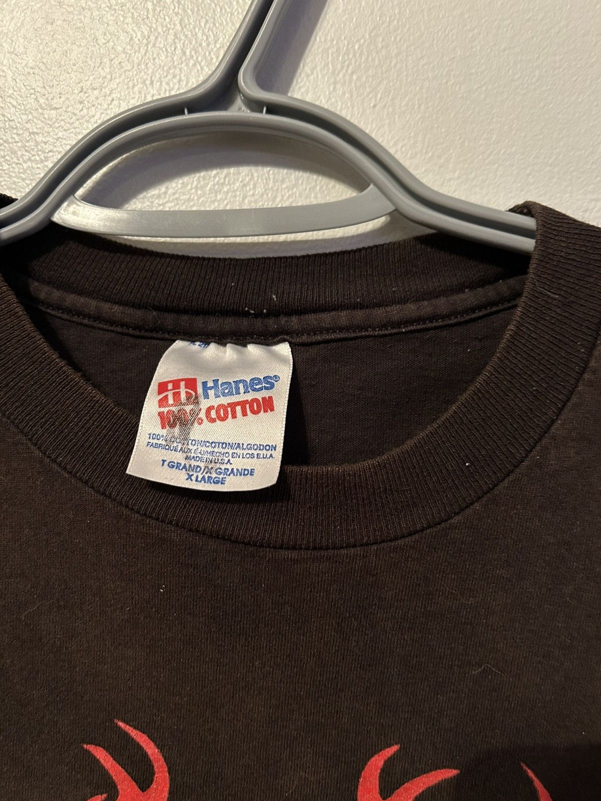 Hanes 1995 Vintage Decide Behind The Light Metal Band Tee Size US XL / EU 56 / 4 - 3 Thumbnail