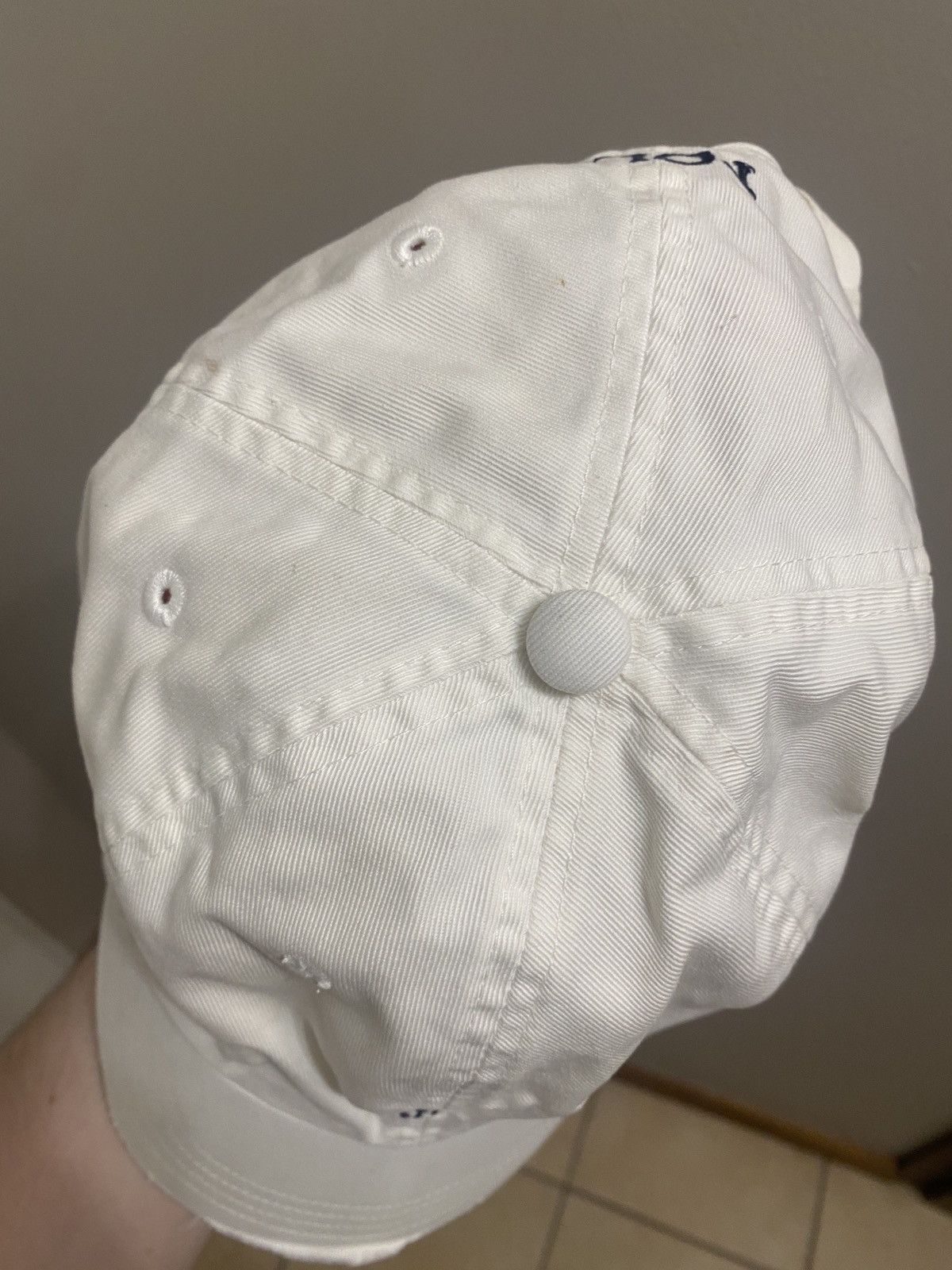 Ralph Lauren × Vintage Vintage trashed distreesed Ralph lauren Small pony cap Size ONE SIZE - 7 Thumbnail