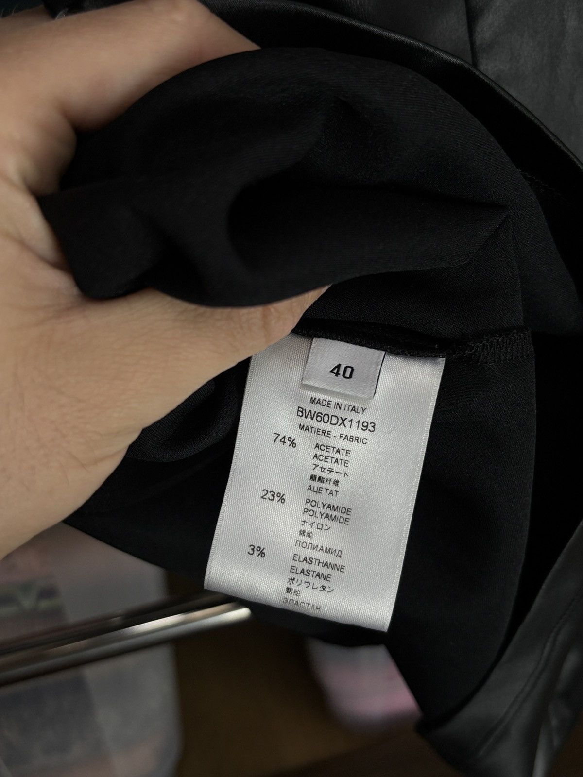Givenchy Givenchy Leather-Look Top With Lace Details Designer Rare Size S / US 4 / IT 40 - 9 Thumbnail