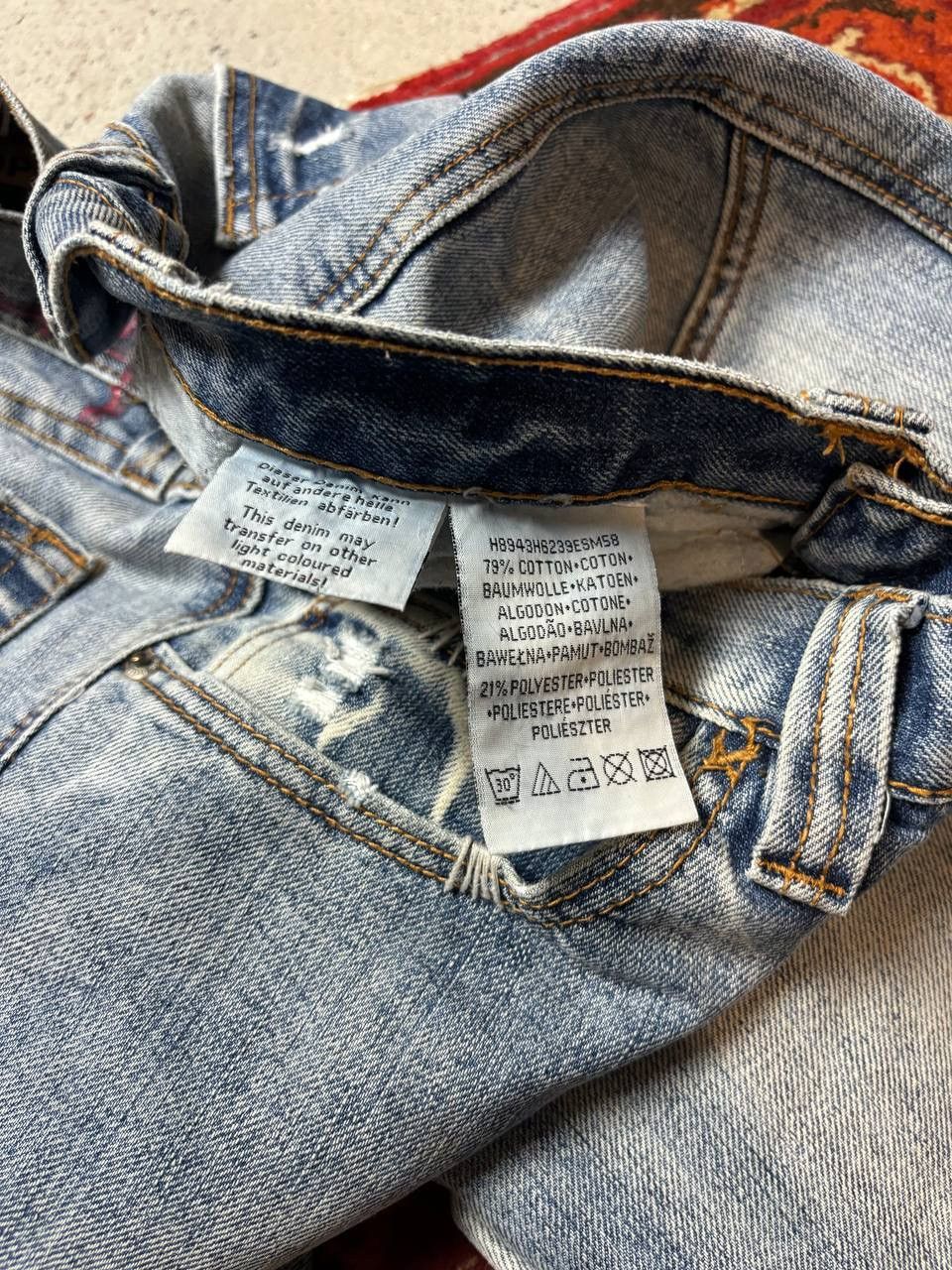 Japanese Brand × Vintage Vintage Y2K IDPDP Avant Garde Denim Shorts Size US 33 - 4 Thumbnail
