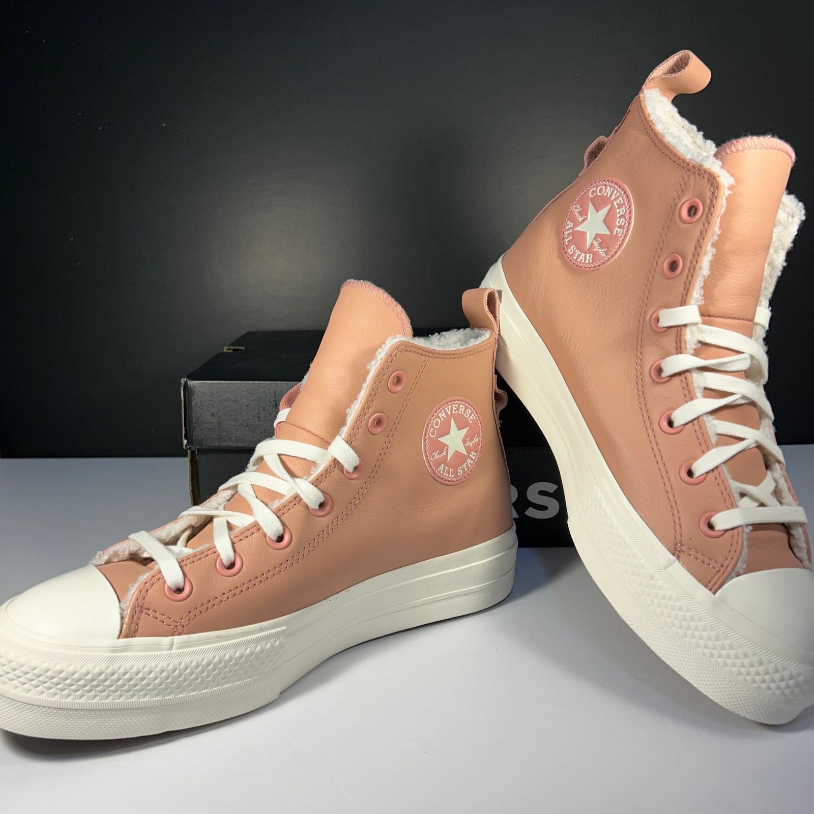 Converse Converse CTAS Lift Hi Rust Pink/Egret Women Size 9.5 A04256C Size US 9.5 / IT 39.5 - 2 Thumbnail