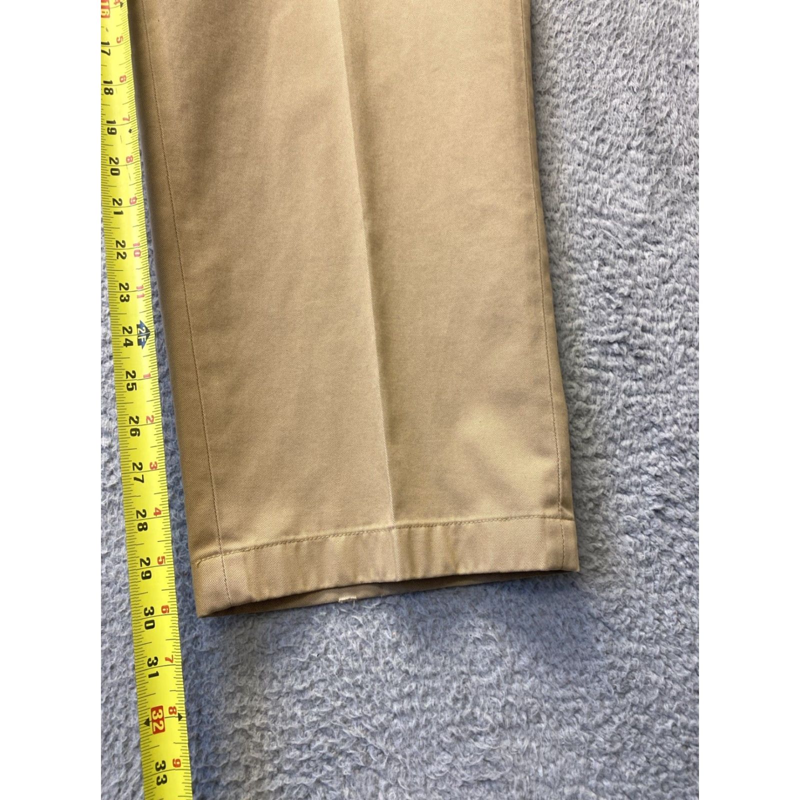 Brooks Brothers BROOKS BROTHERS Mens Clark Fit Cotton Chino Pants 42X30 Khaki Dark Ginger /154-4 Regular Mens Size US 42 / EU 58 - 4 Thumbnail