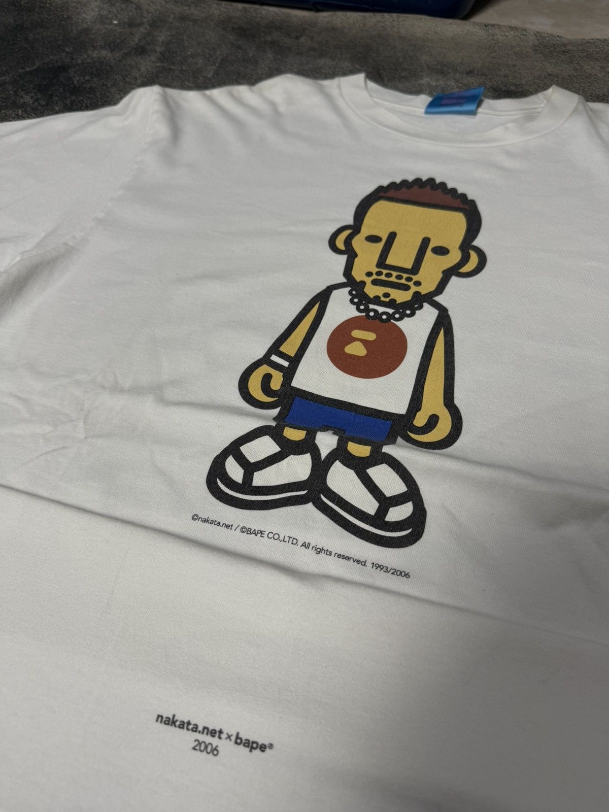 Bape Vintage Nakata Net X Bape Tee Size US L / EU 52-54 / 3 - 2 Thumbnail
