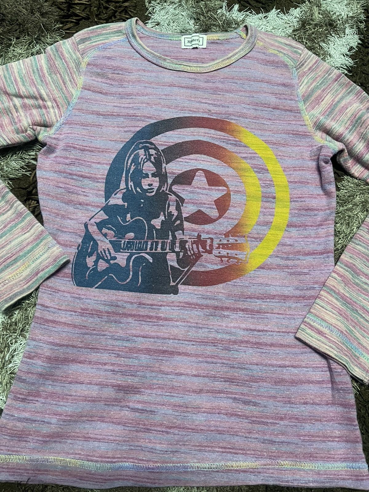 Hysteric Glamour × Japanese Brand × Seditionaries 🇯🇵VINTAGE HYSTERIC GLAMOUR RAINBOW TEE VERY RARE Size S / US 4 / IT 40 - 2 Thumbnail