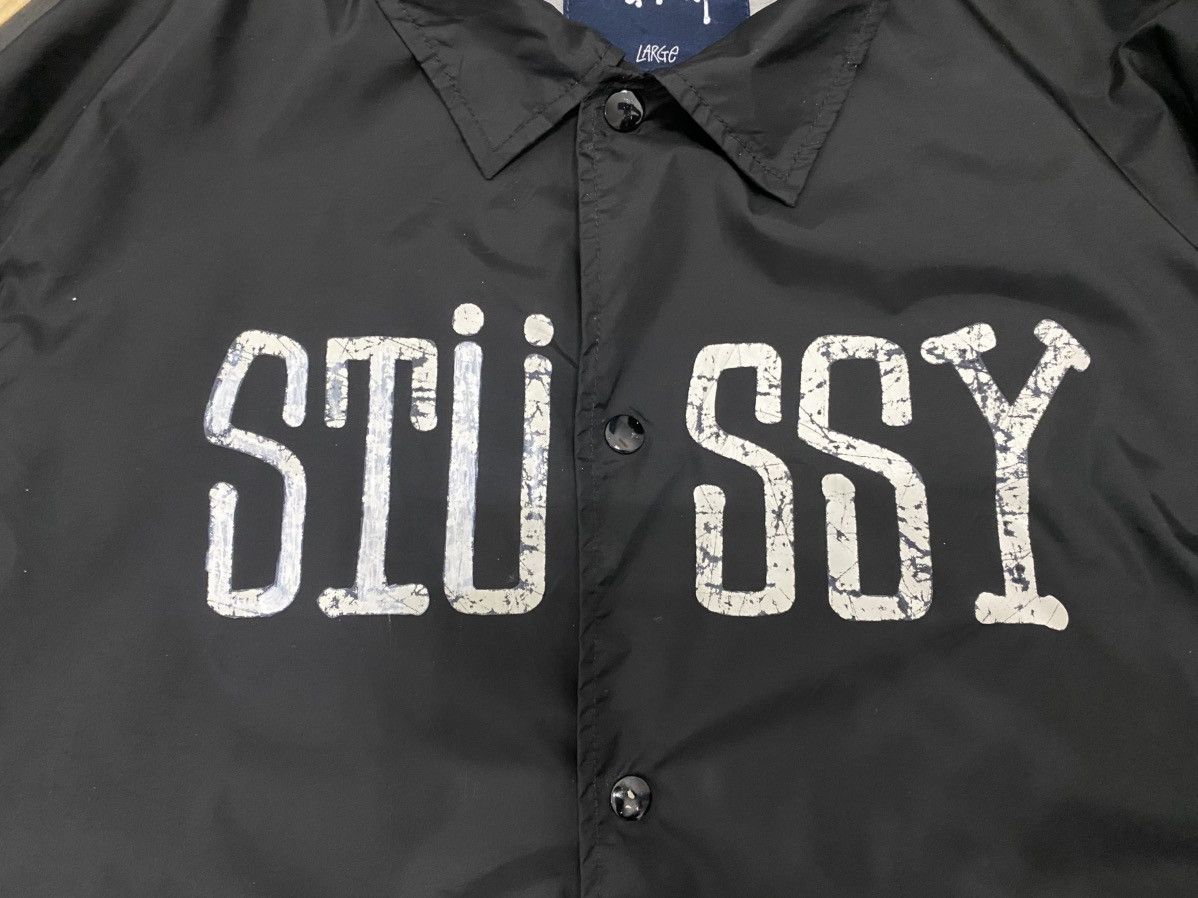 Stussy Stussy World Tribe Black Coach Jacket Spell Out Size US L / EU 52-54 / 3 - 5 Thumbnail