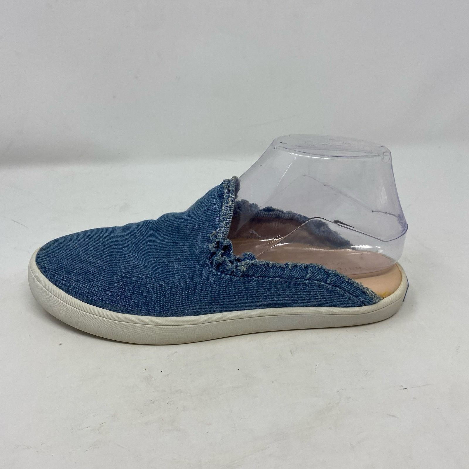 Kate Spade Kate Spade Blue Denim Liane Ruffle Slip On Womens Size 6.5 Size US 6.5 / IT 36.5 - 2 Thumbnail