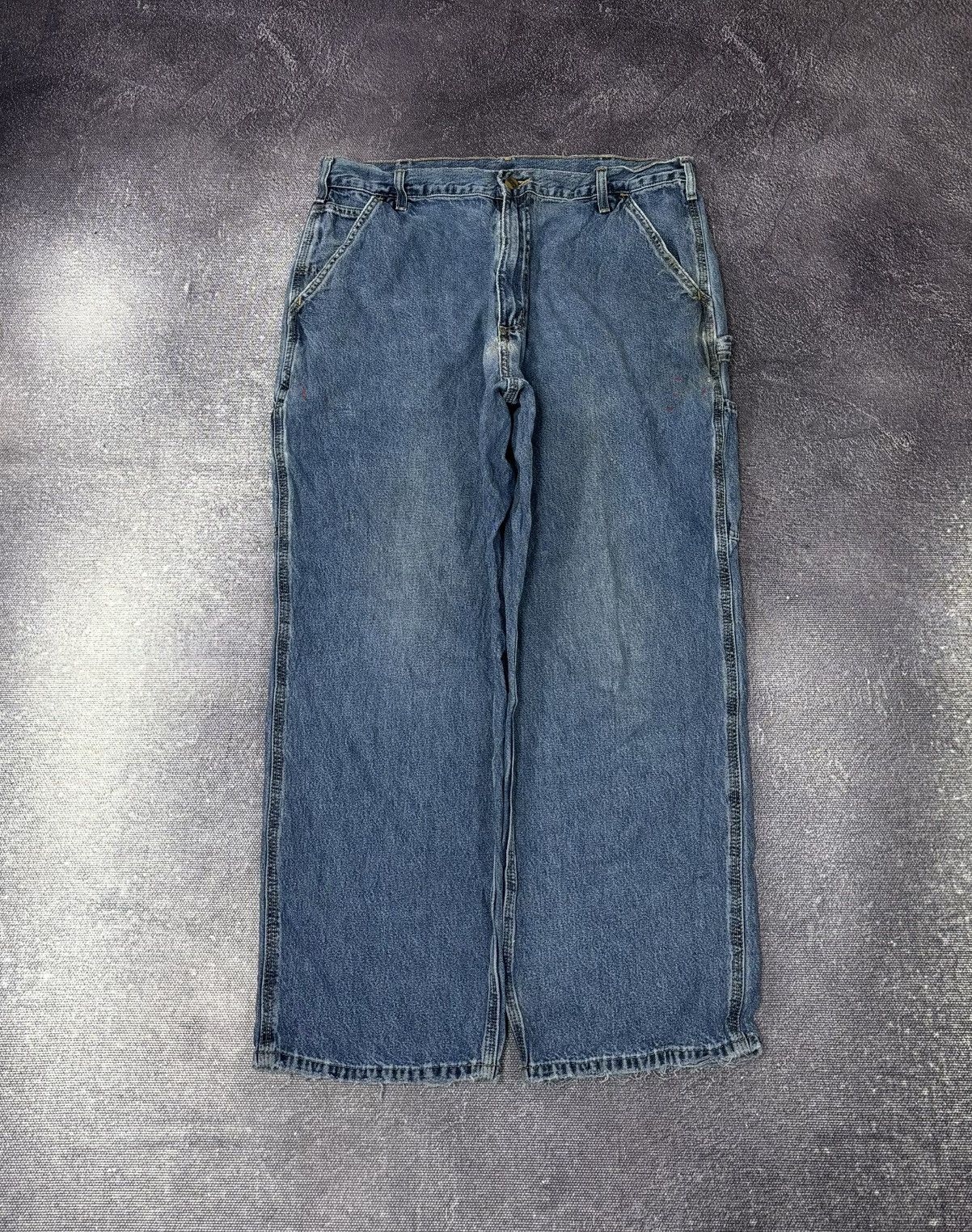 Carhartt Vintage Carhartt Dungaree Fit Y2K Workwear Denim Baggy Jeans Size US 36 / EU 52 - 2 Thumbnail