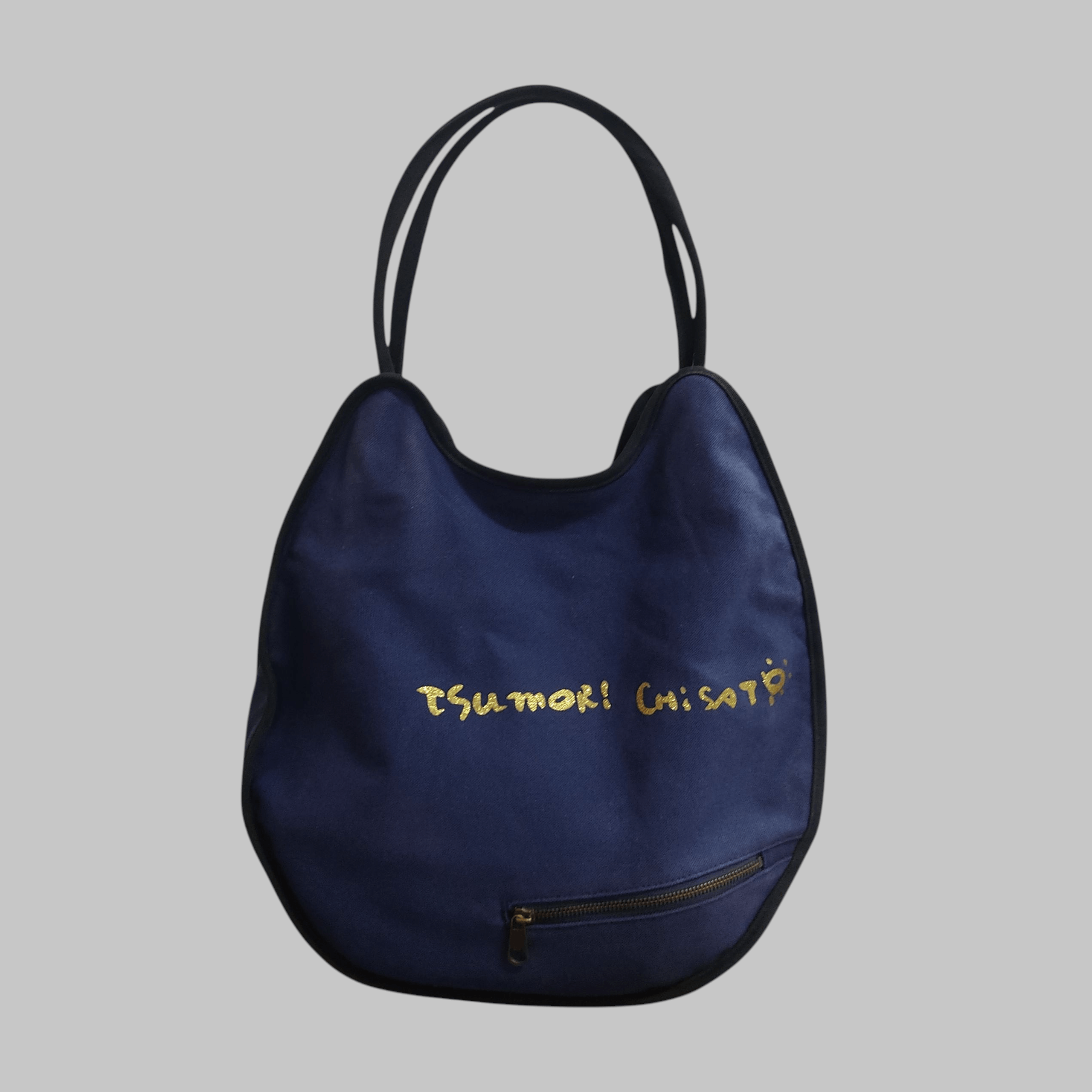 Tsumori Chisato Tsumori Chisato by Issey Miyake Navy Blue Canvas Tote Bag Size ONE SIZE - 1 Thumbnail