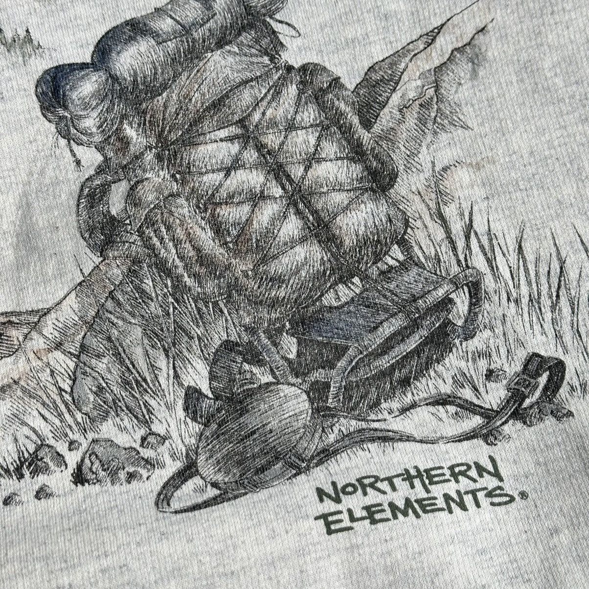 Vintage Vintage 90s Northern Elements Mountain Climber Crewneck Size US XL / EU 56 / 4 - 3 Thumbnail
