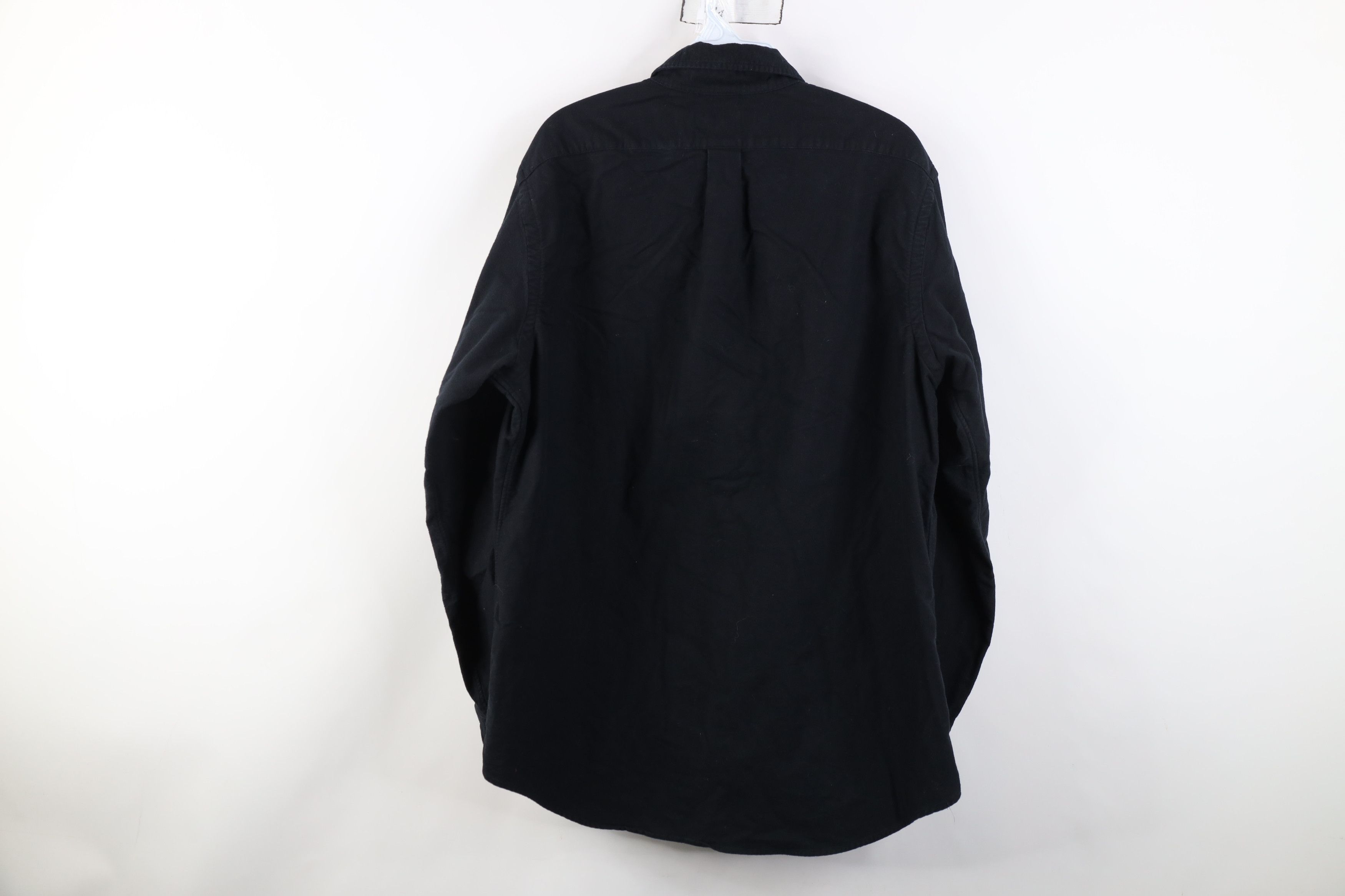 Ralph Lauren Vintage Ralph Lauren Chamois Cloth Button Down Shirt Black Size US L / EU 52-54 / 3 - 12 Thumbnail